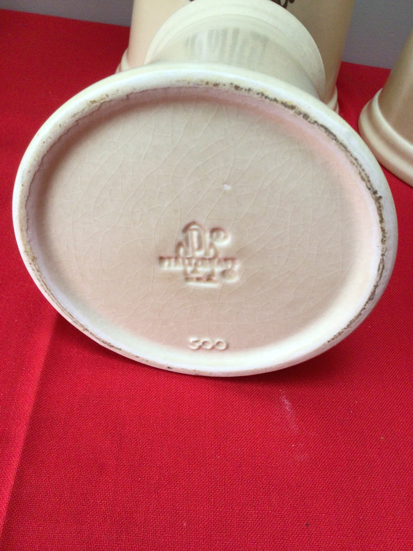 Ceramic canister set labeled Flour, Utensils, Coffee, and Tea - image 2 of 3