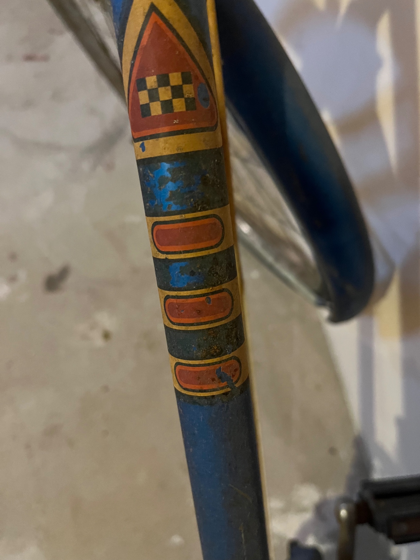 Vintage blue women's bicycle - image 2 of 3