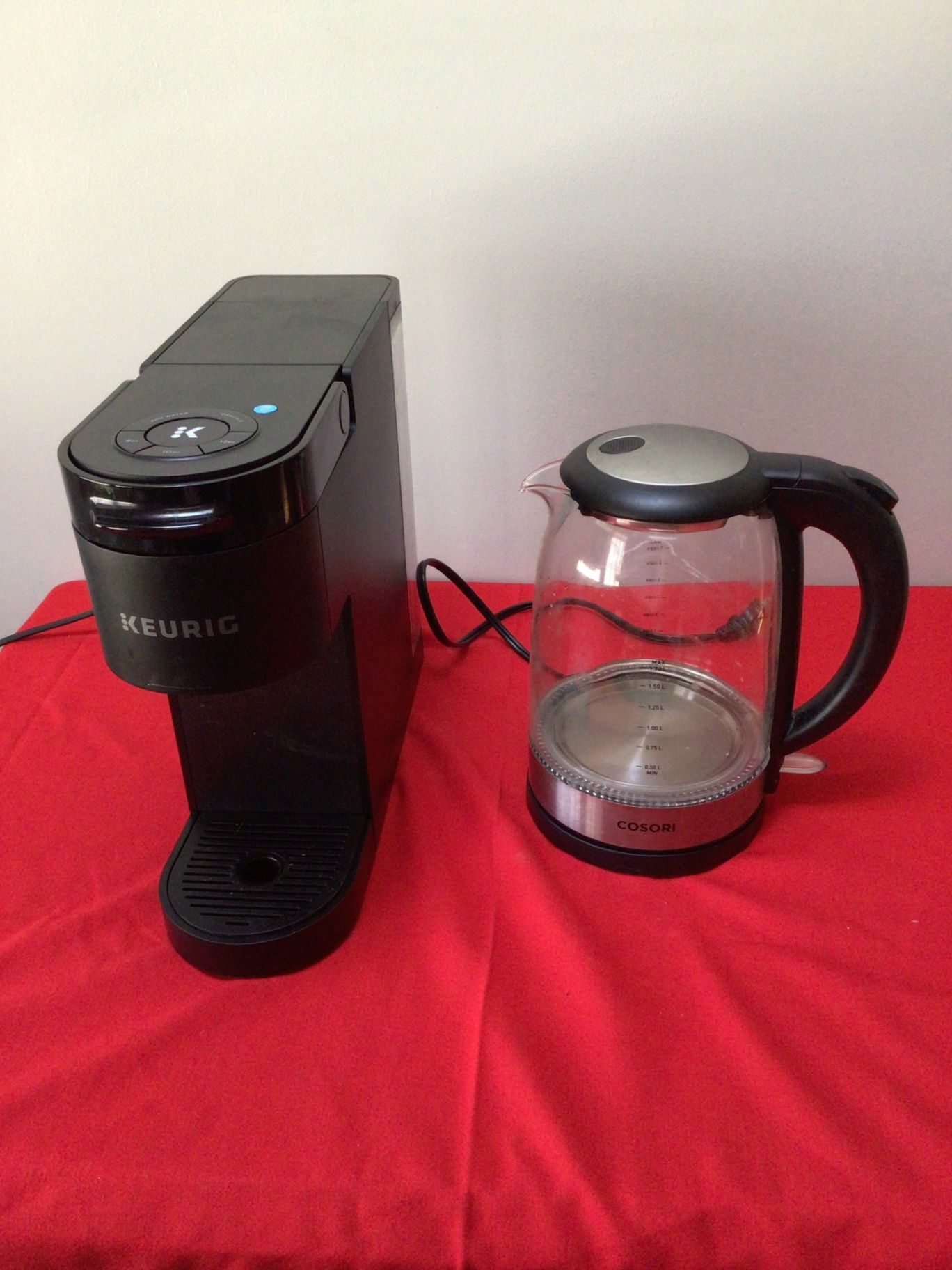Keurig coffee maker and Cosori electric kettle - image 1 of 3
