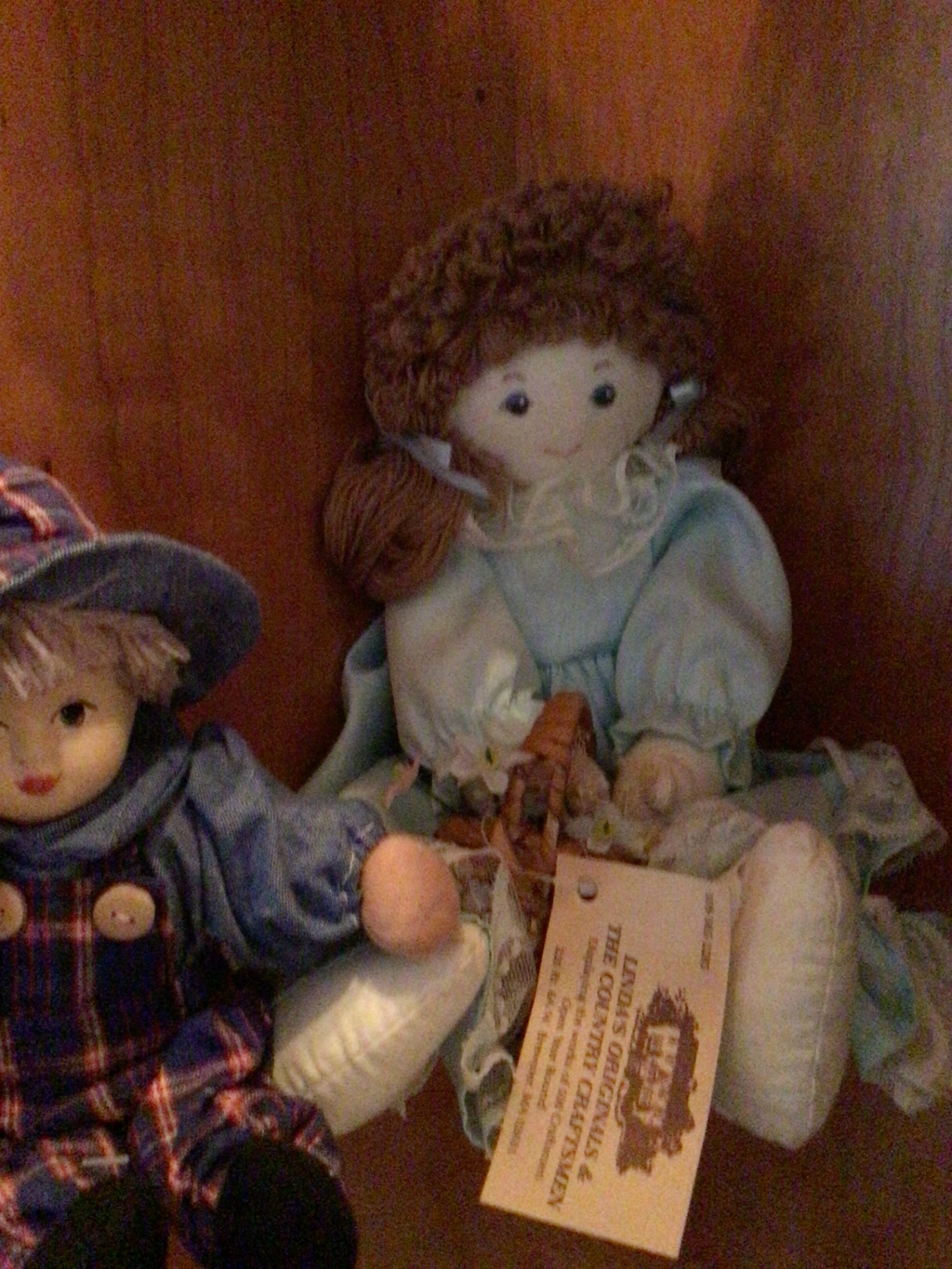 Collection of cloth dolls and fabric accessories - image 5 of 5