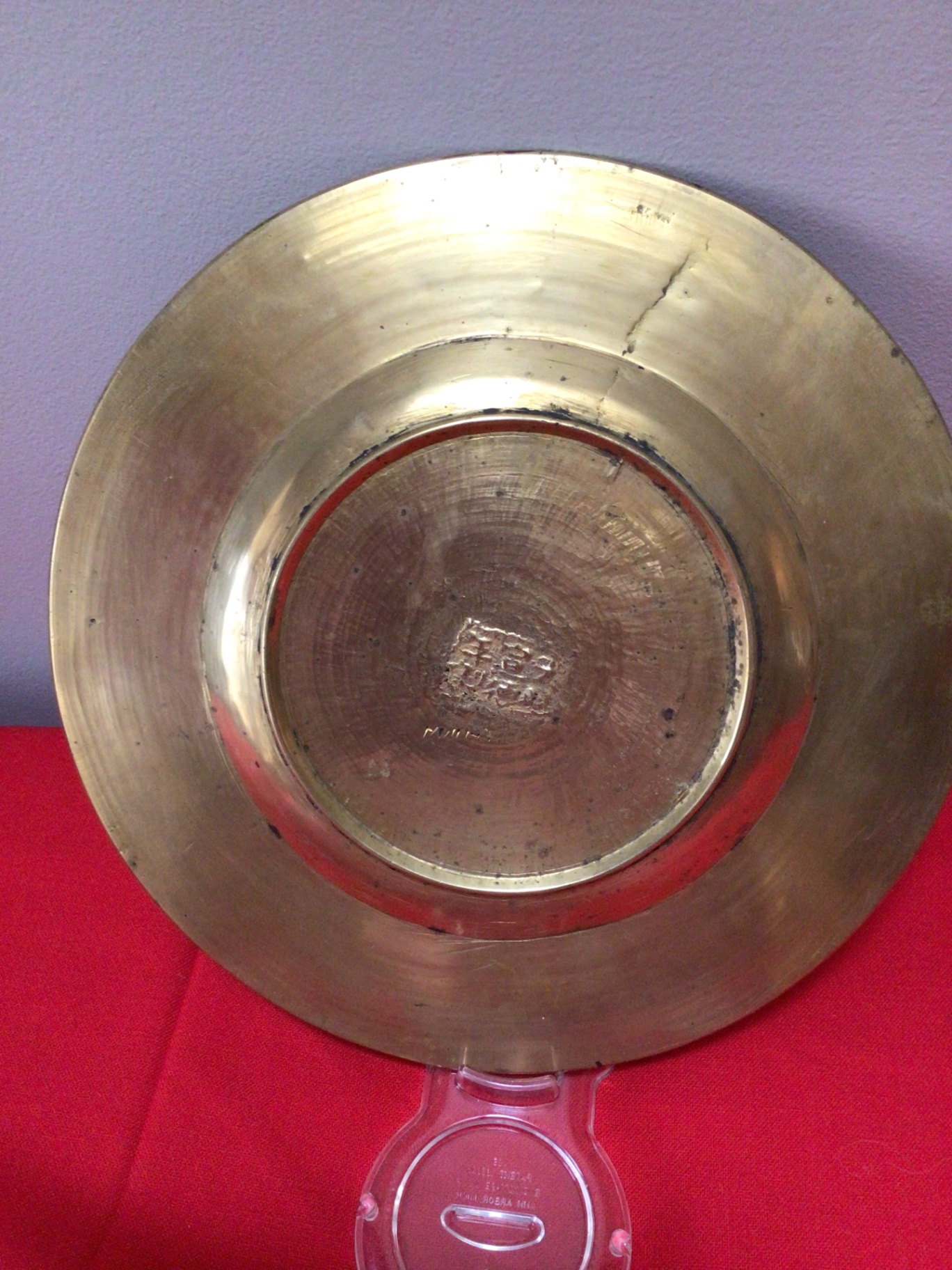 Engraved brass  plate - image 2 of 2