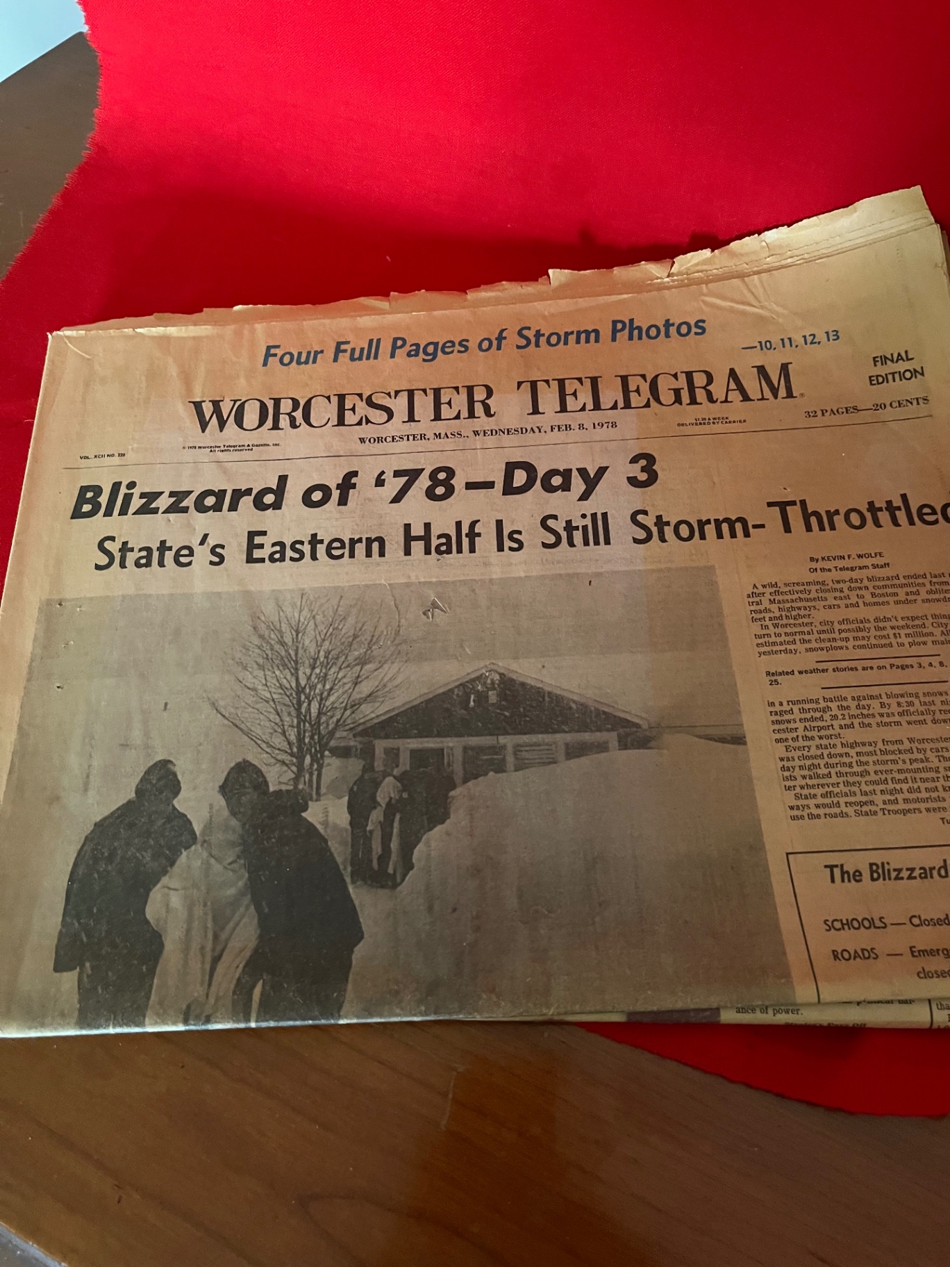 Collection of Vintage Newspaper Front Pages - image 5 of 7