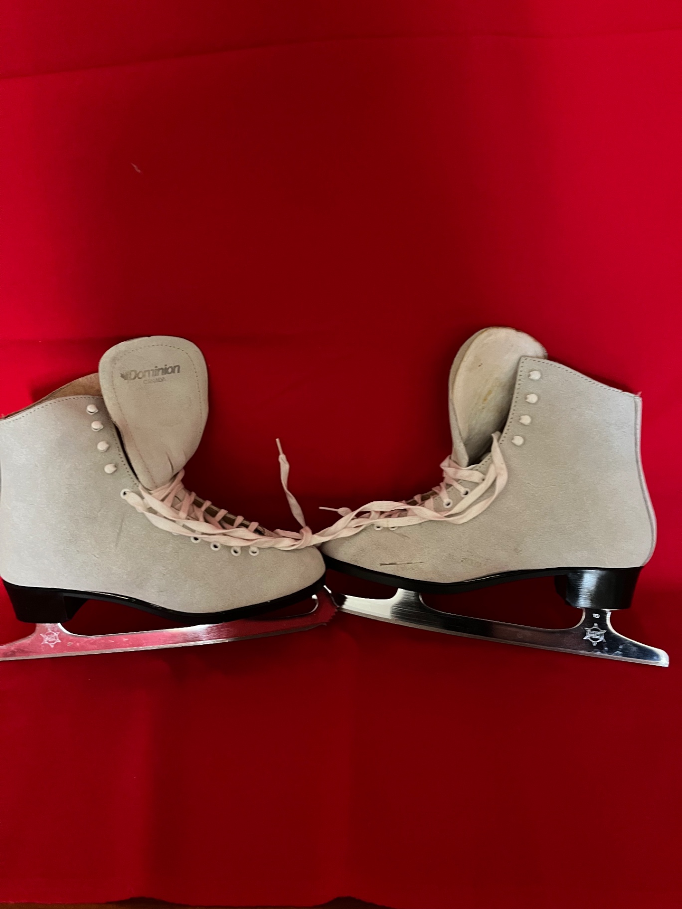 Size 7 White Figure Skates - image 1 of 2
