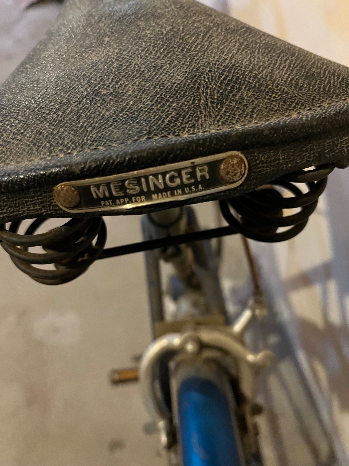 Vintage blue women's bicycle - image 3 of 3