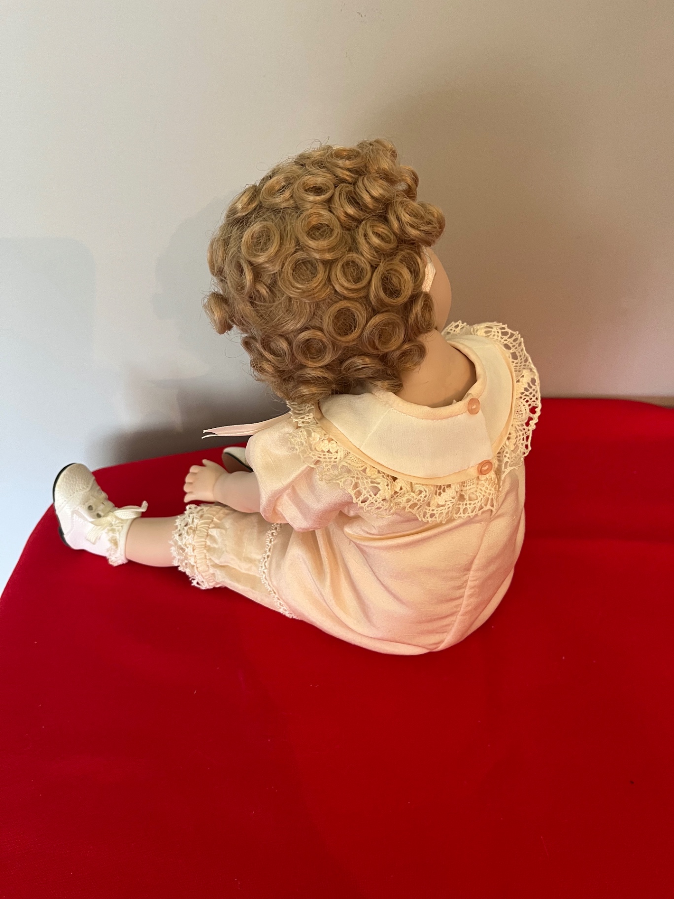 Shirley Temple Doll in Pink Lace Dress with Curly Hair - image 2 of 2