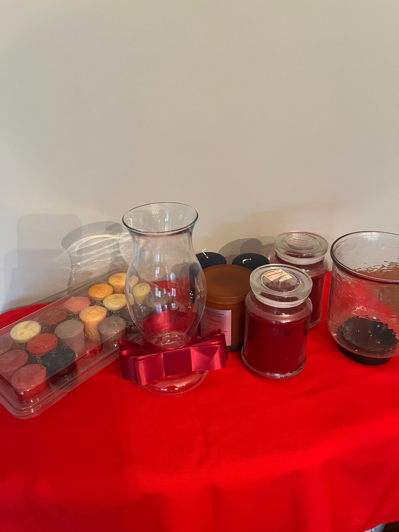 Candles, Glass Vase, and Wax Melts Display - image 1 of 2