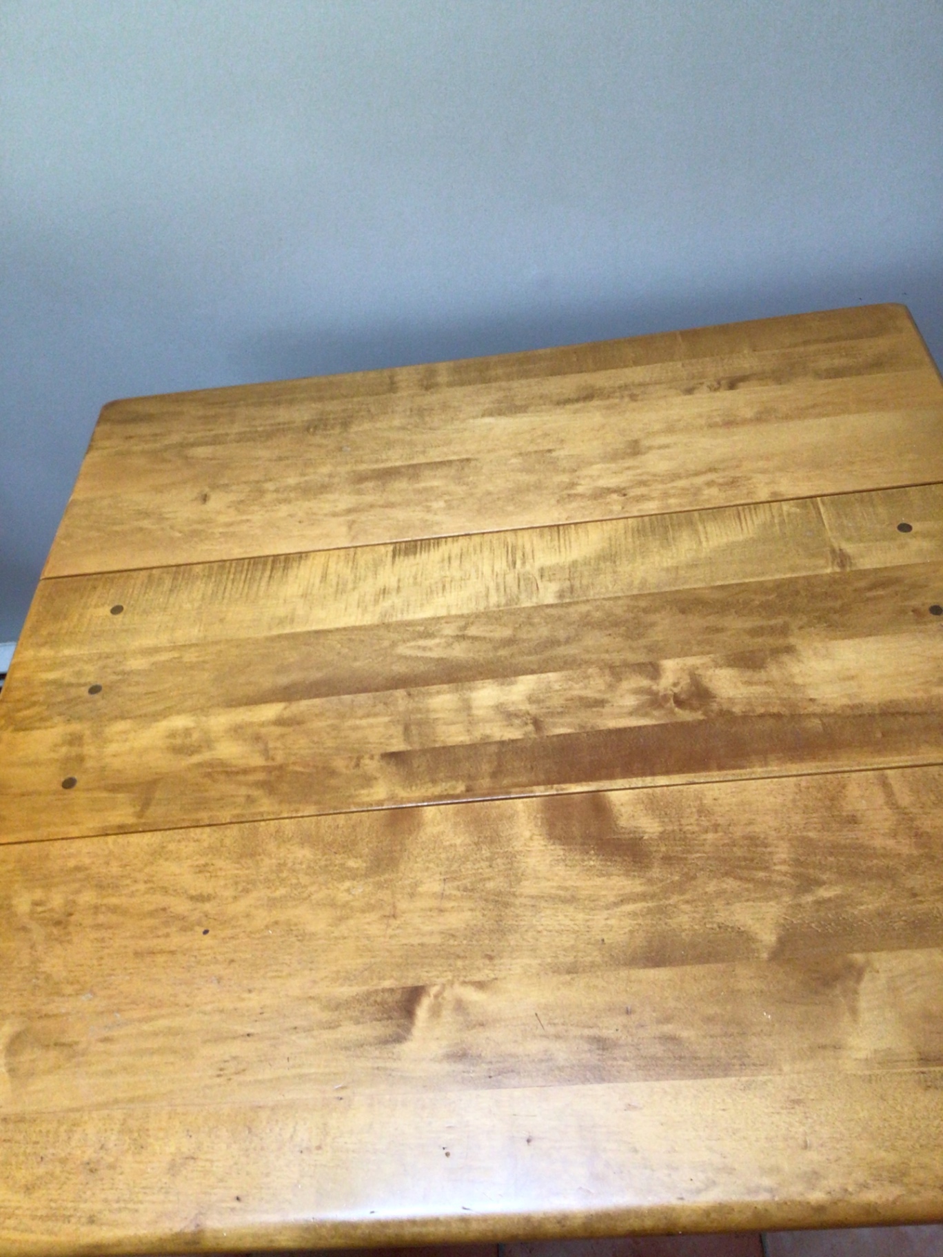 Wooden drop-leaf dining table - image 2 of 6