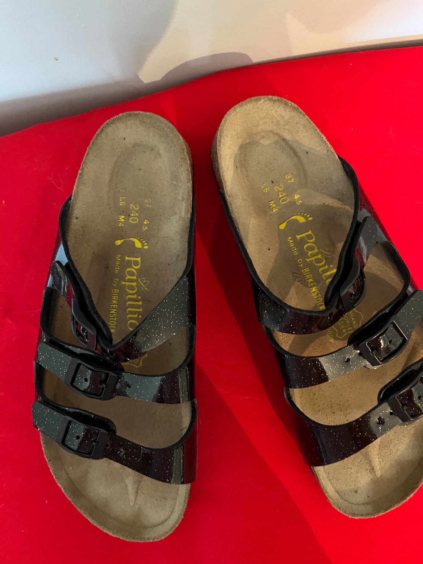 Black Papillio Birkenstock sandals size 37 - image 1 of 3