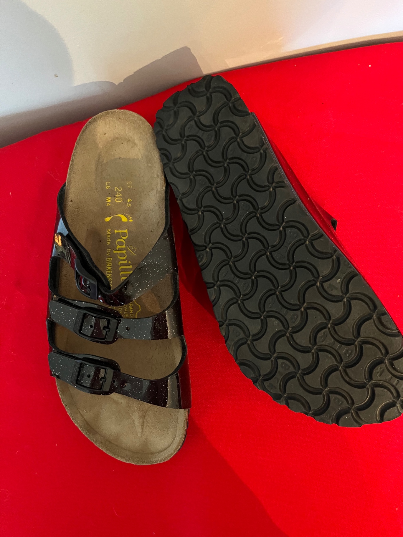 Black Papillio Birkenstock sandals size 37 - image 2 of 3