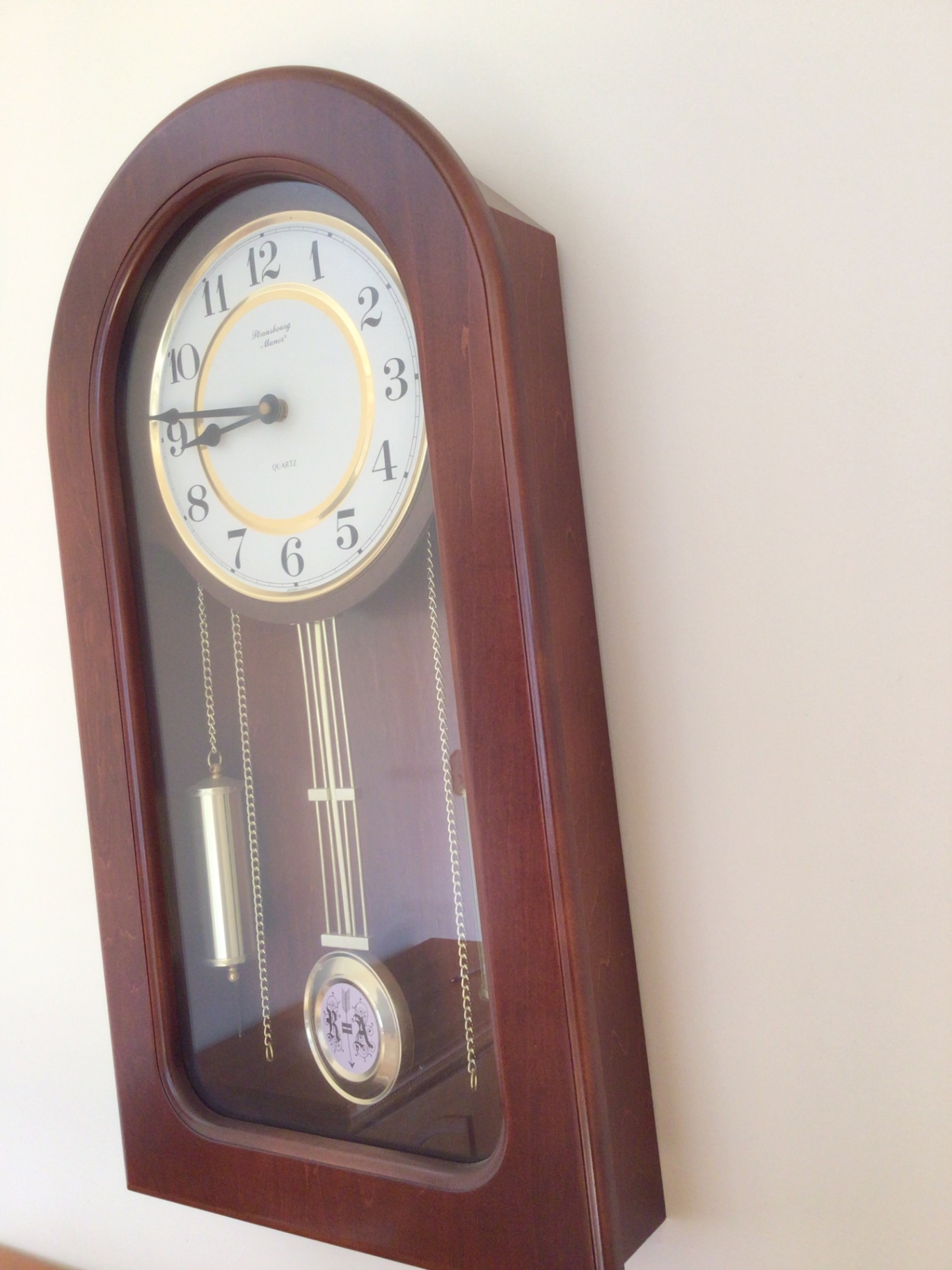 Wooden Wall Pendulum Clock - image 1 of 3