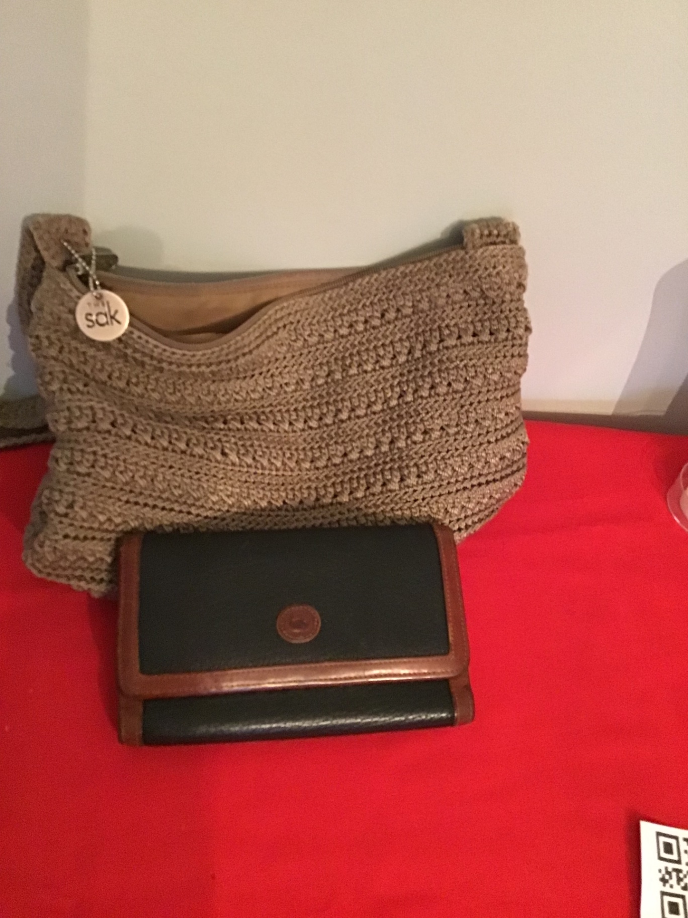 SAK Crocheted handbag and leather wallet - image 1 of 3