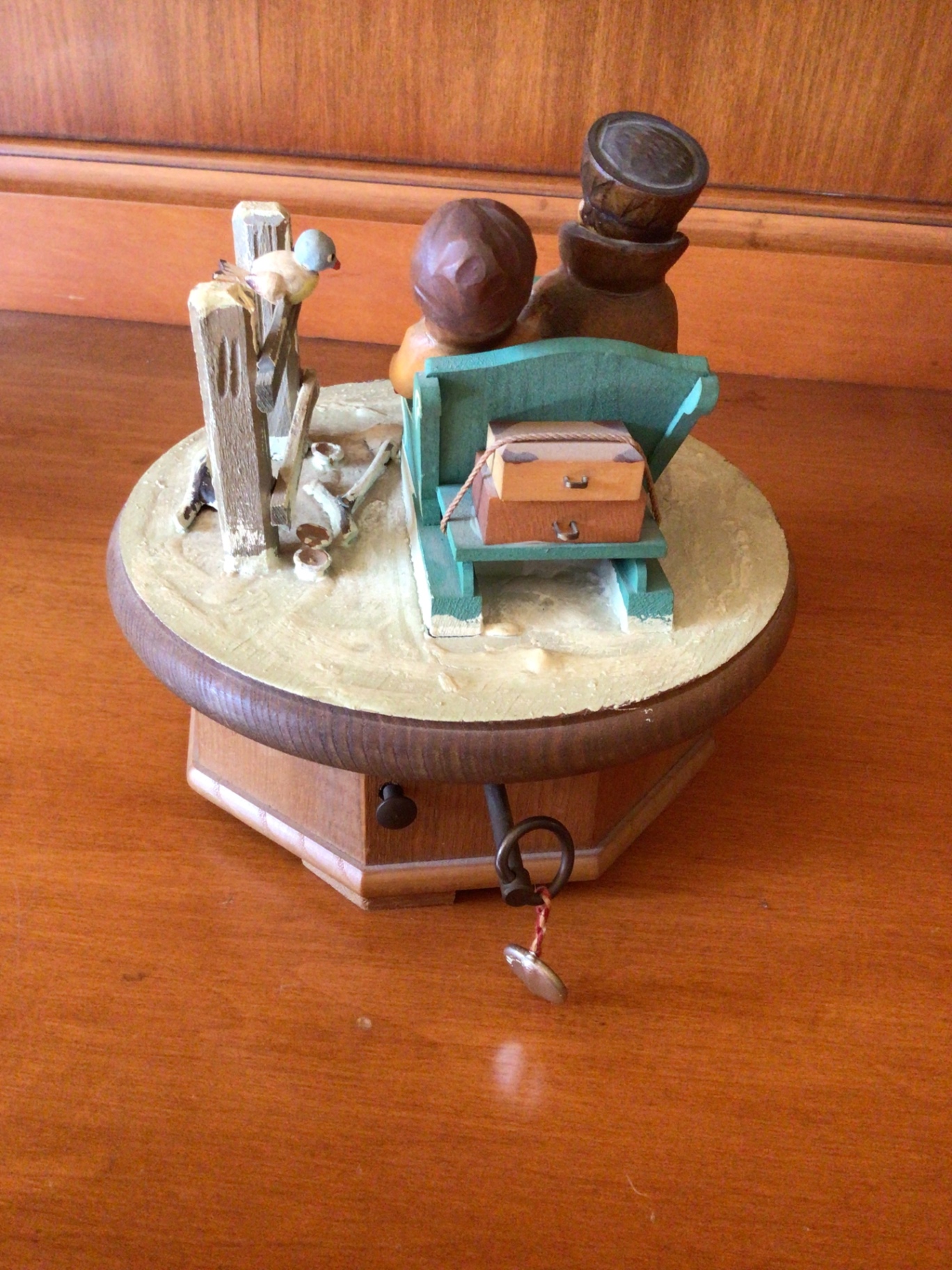 Thorens Movement Lara's Theme music box diorama - image 2 of 3