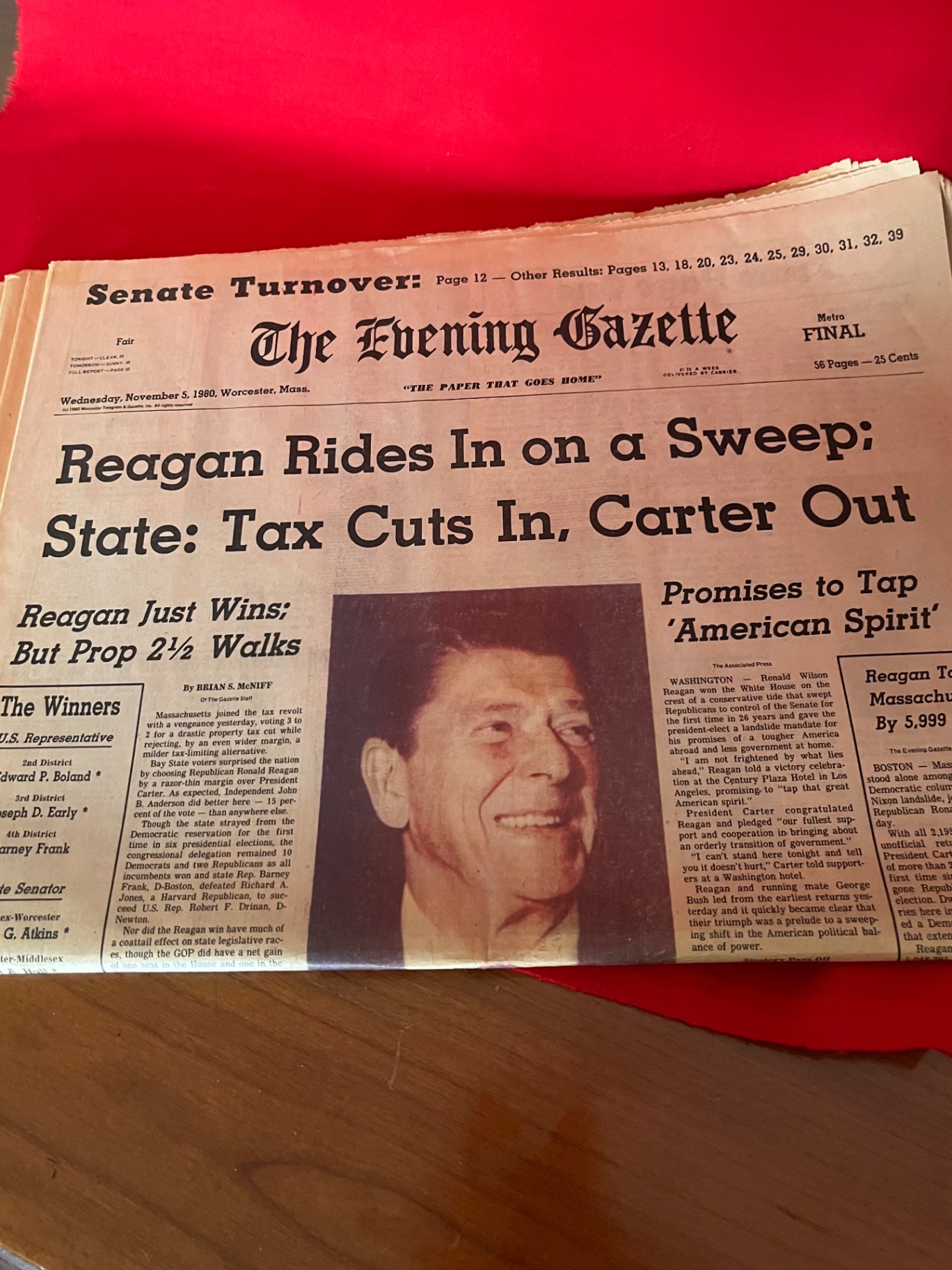 Collection of Vintage Newspaper Front Pages - image 4 of 7