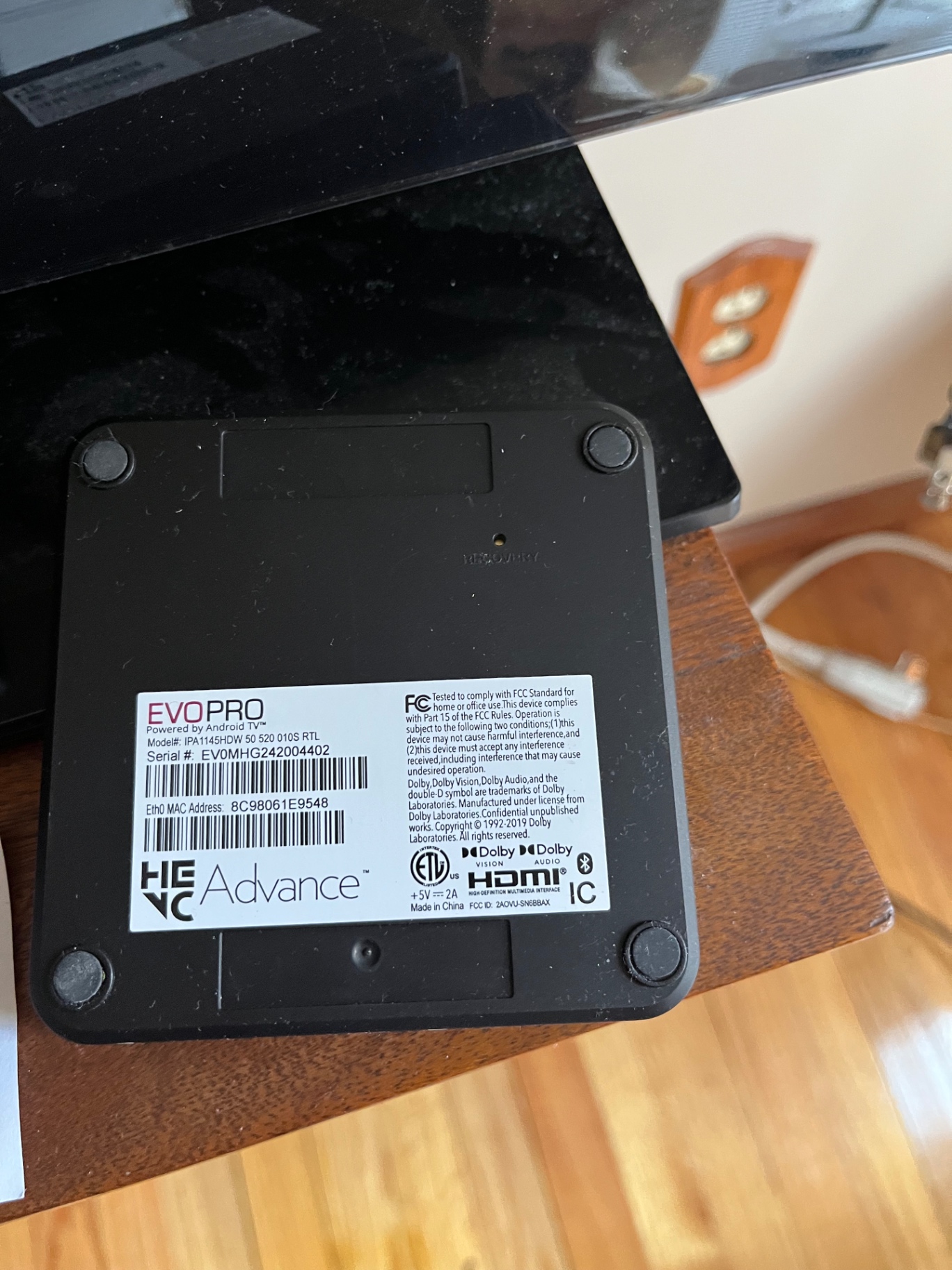 TV/Streaming Setup and small table - image 2 of 2