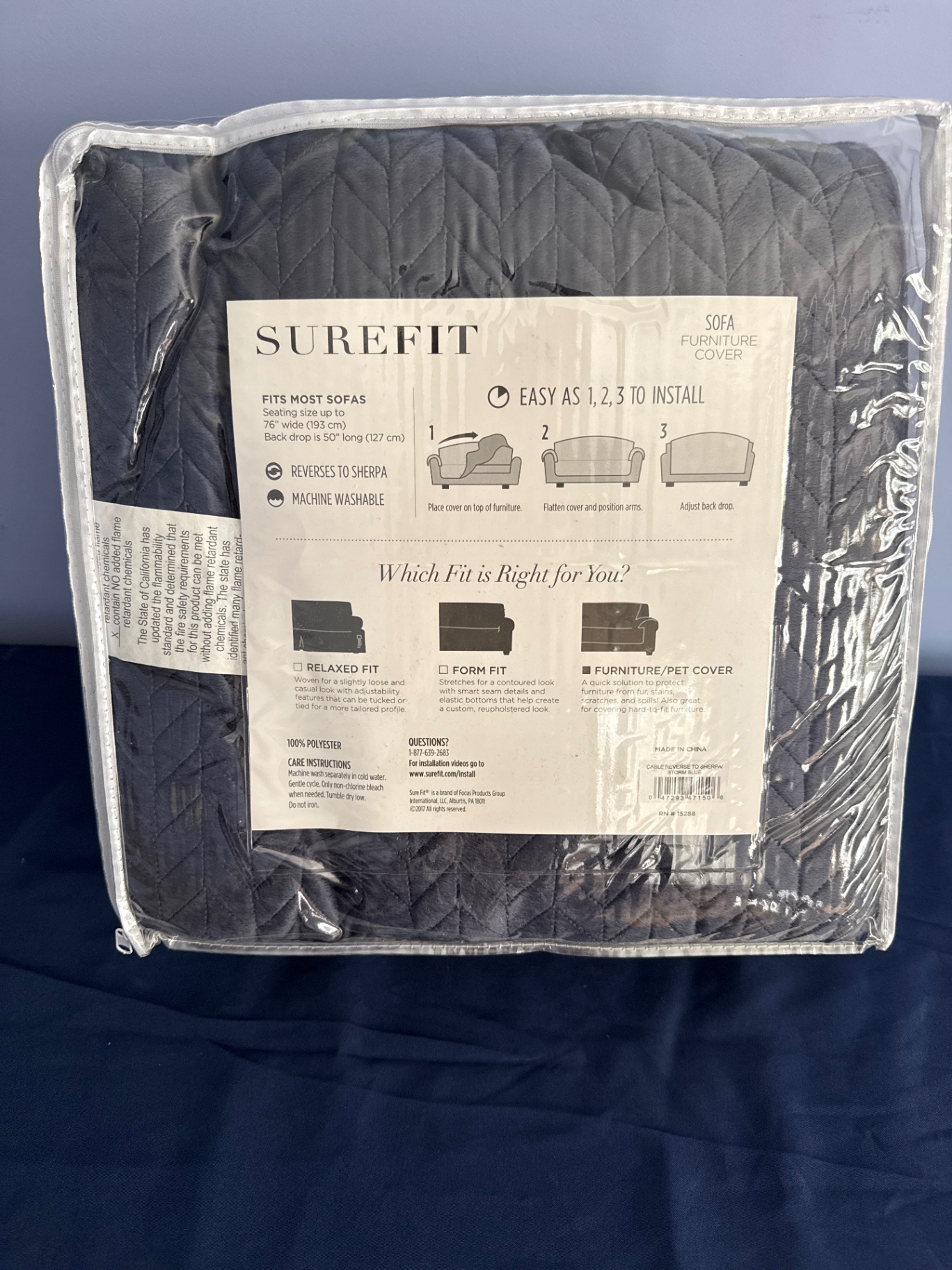 SureFit Sofa Furniture Cover - image 1 of 2