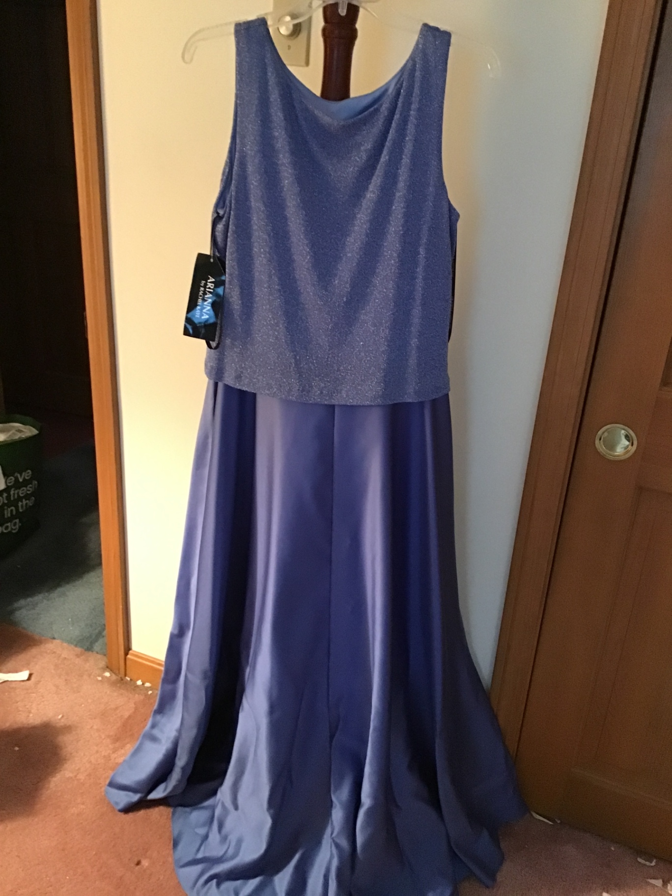 Long evening dress size 14- Zipper needs to be replaced - image 2 of 3