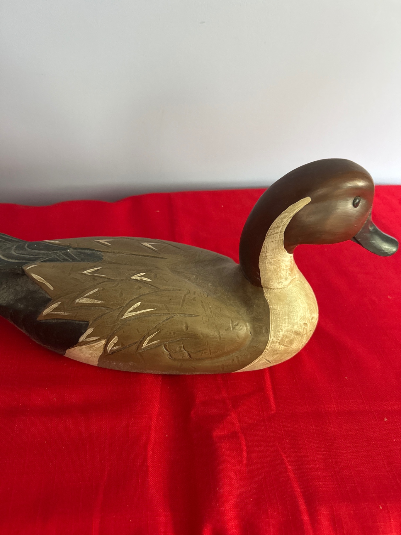 Pintail Duck Carved Wooden Decoy - image 3 of 4