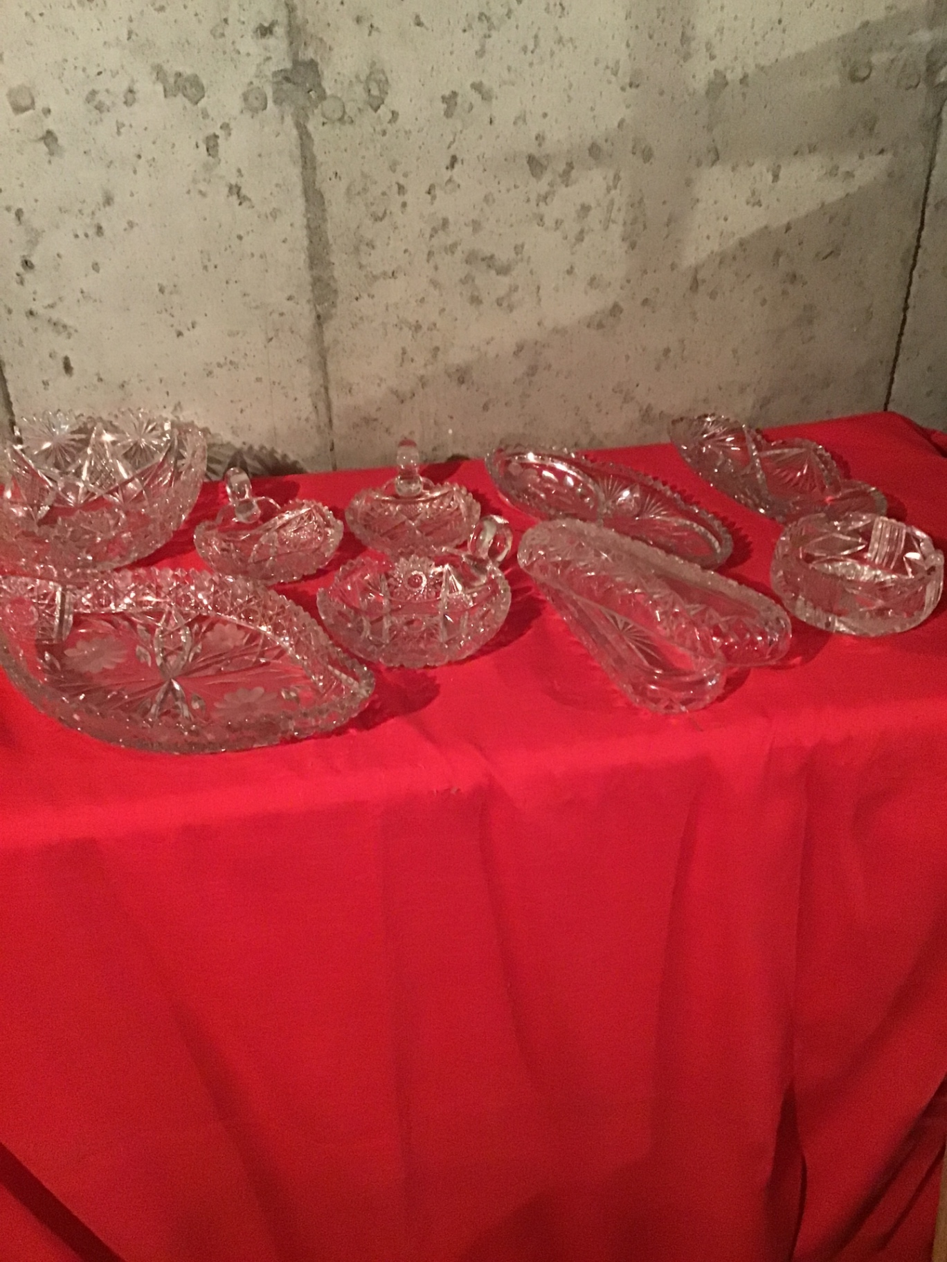 Crystal glass serving bowls and dishes - image 5 of 5