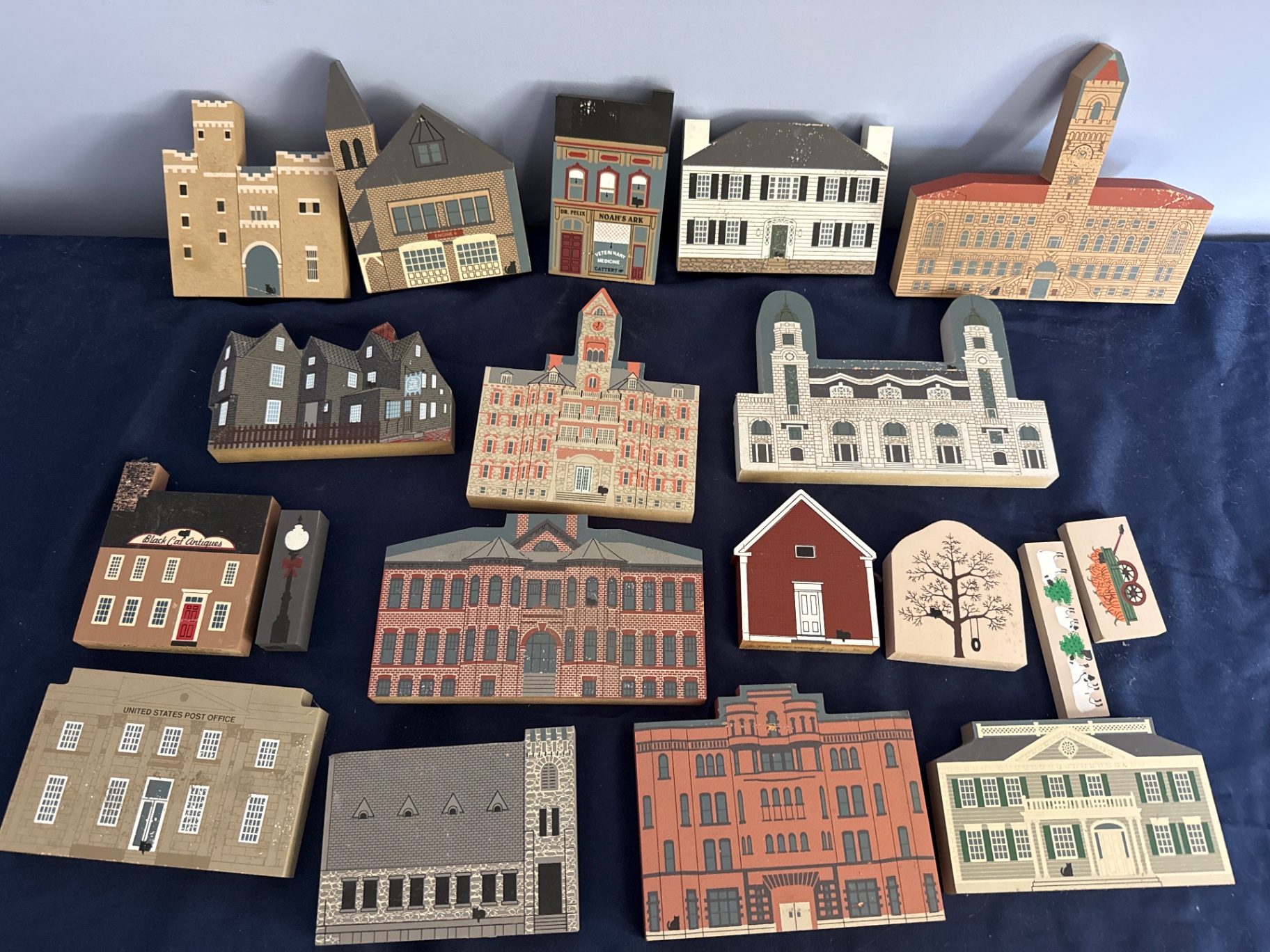 Cats Meow - Assorted Wooden Town Building Blocks - image 2 of 5