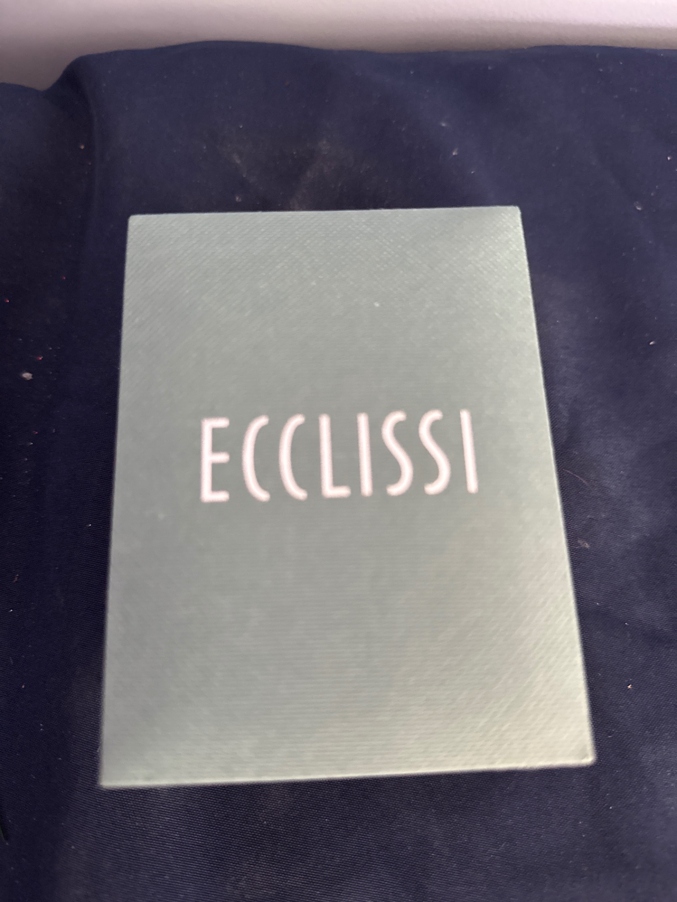 ECCLISSI blue strap wristwatch - image 3 of 3