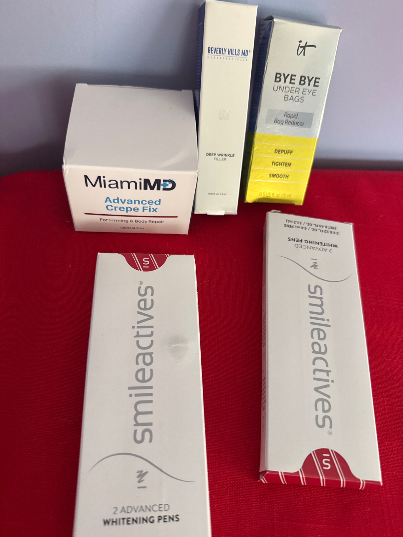 Assorted skincare and dental whitening products - image 1 of 1
