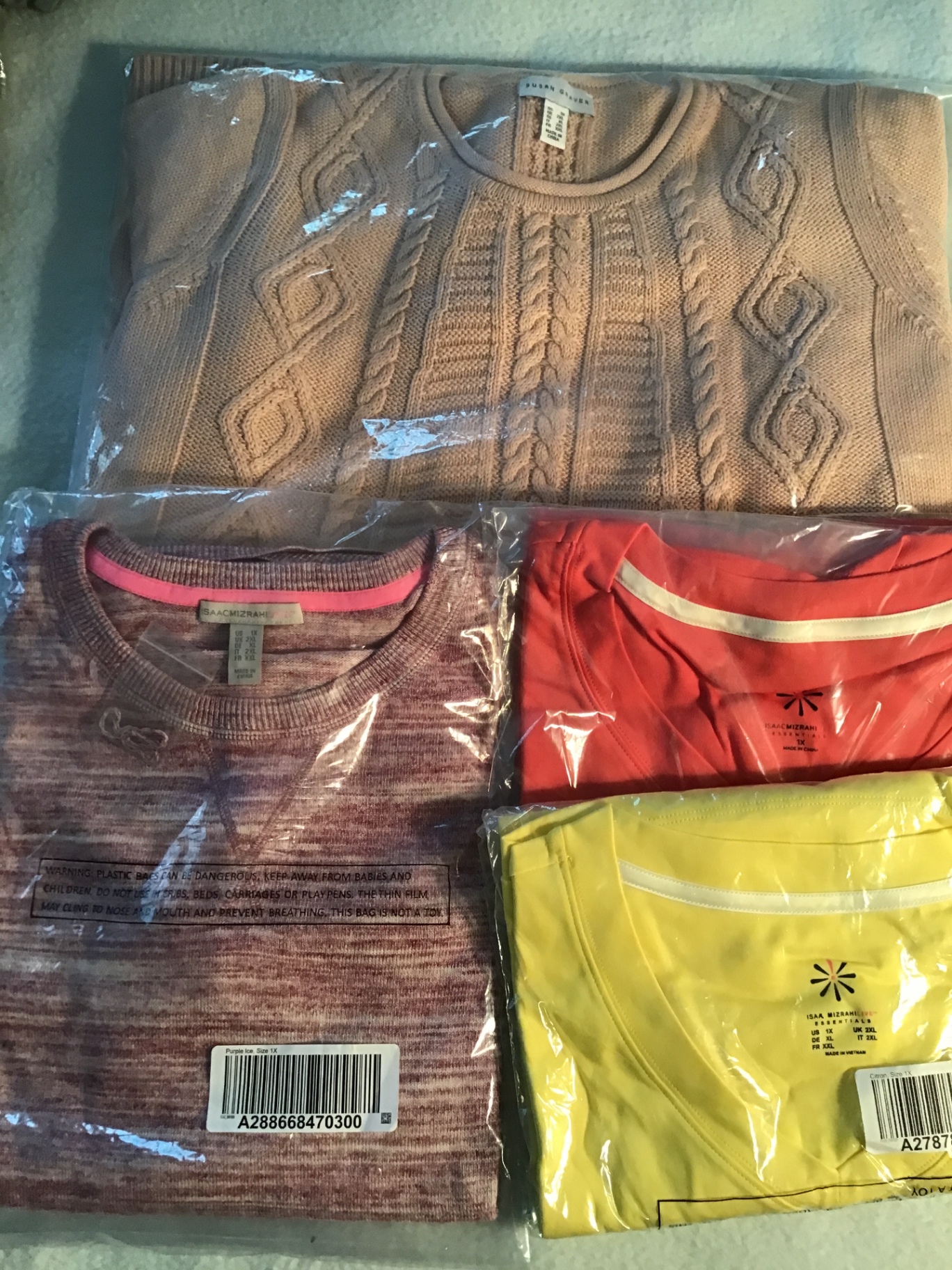 Woman’s size XL and 1x sweaters and jerseys - image 2 of 2