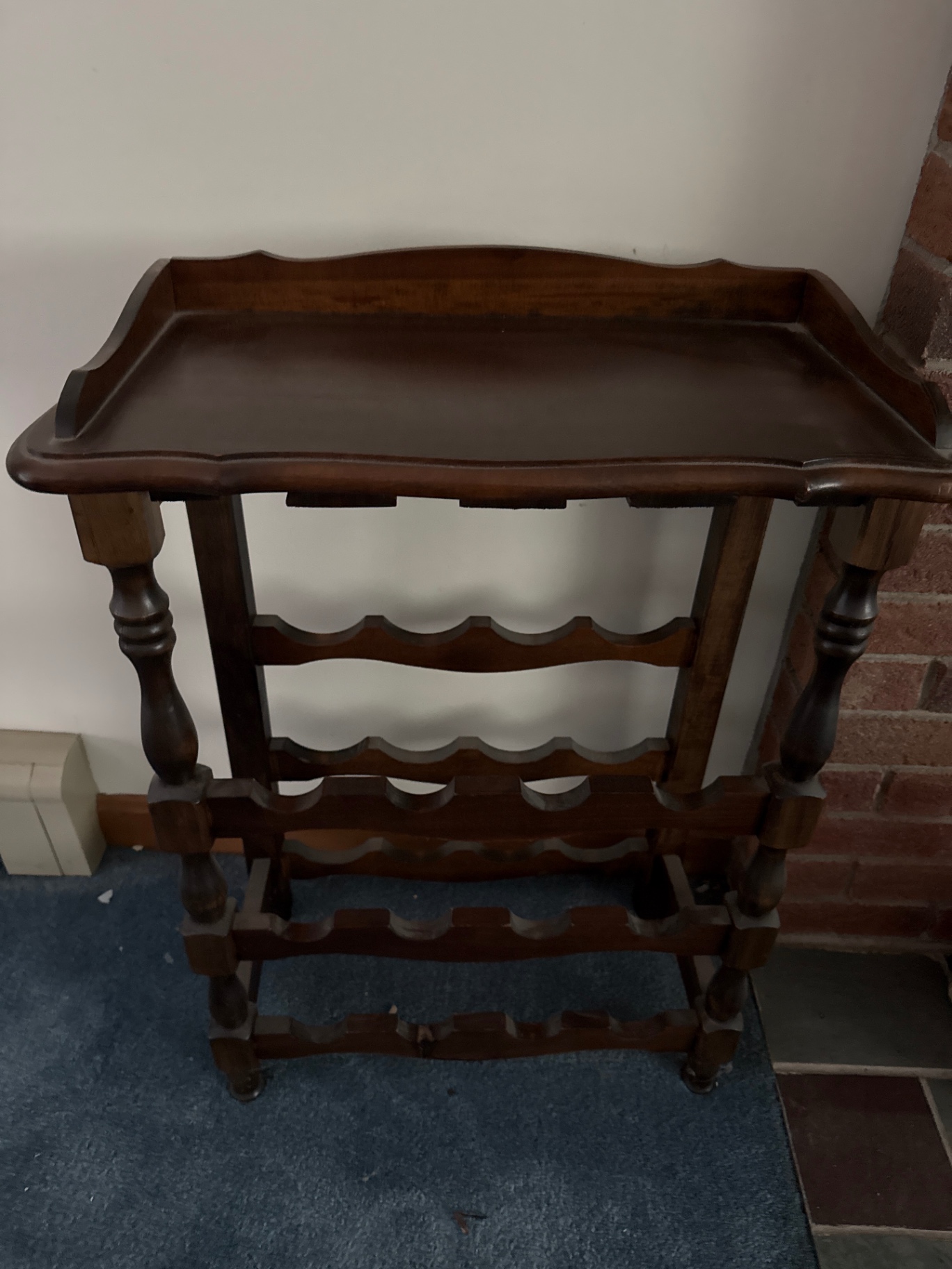 Wooden tiered plate rack / serving stand - image 1 of 1