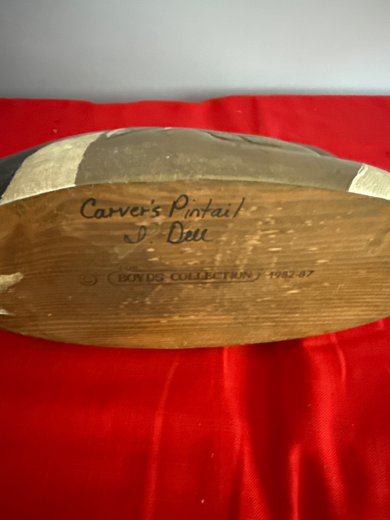 Pintail Duck Carved Wooden Decoy - image 4 of 4