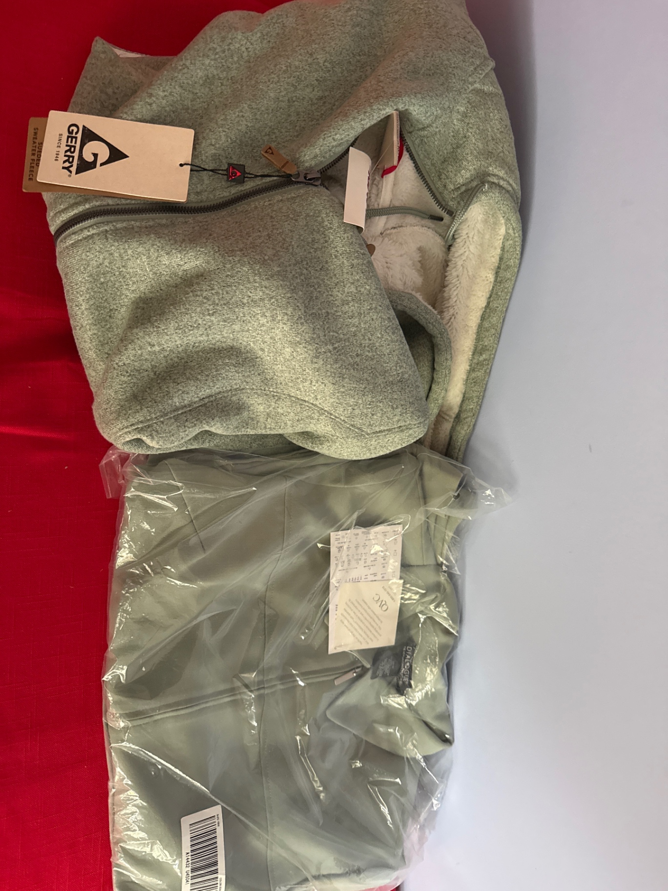 Gerry fleece jacket and Dialogue zip-front jacket with matching pants  - image 1 of 5