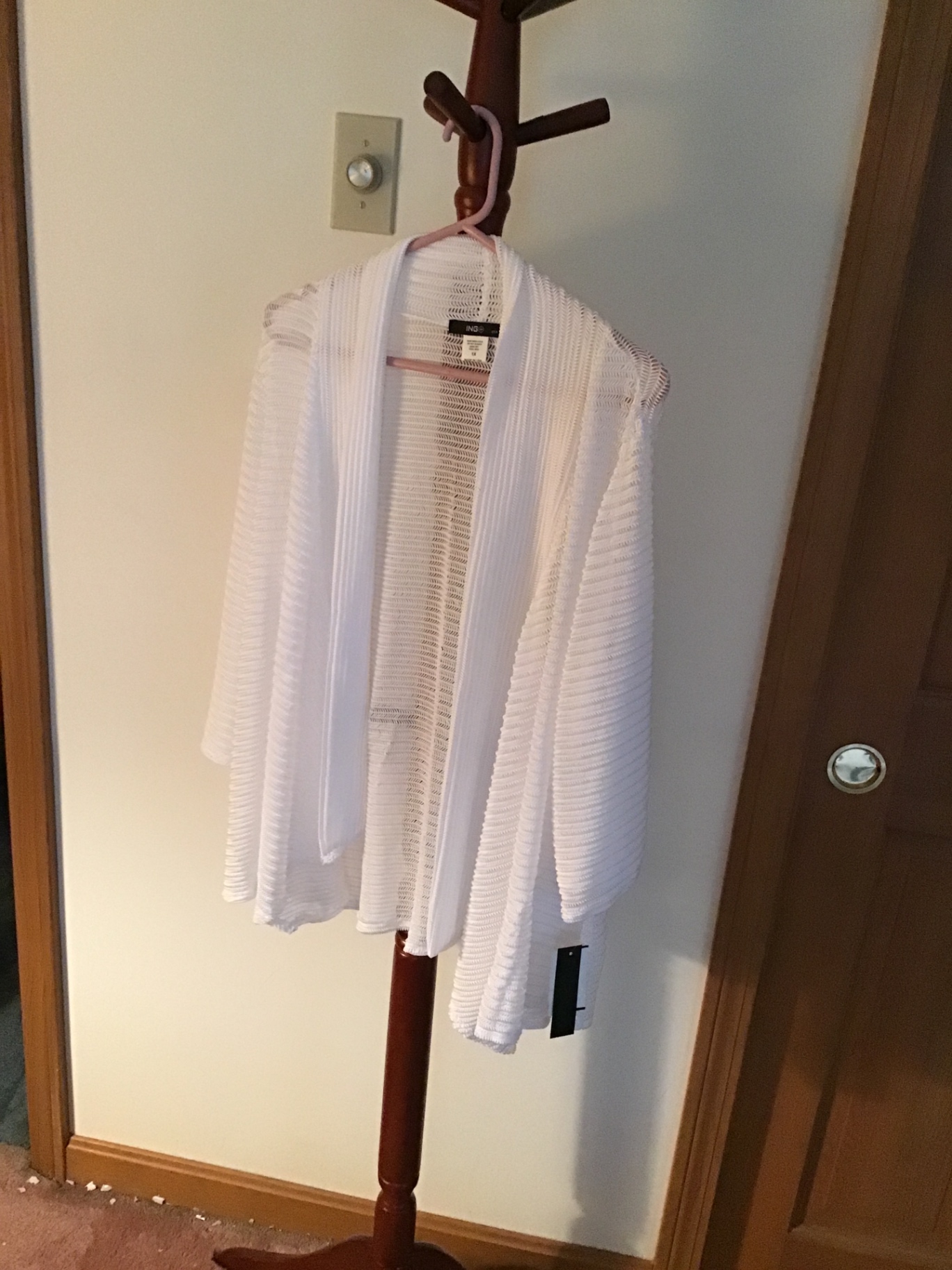 Graphic dress size 14 - white sweater 1x- cream dress & jacket xl - image 3 of 4