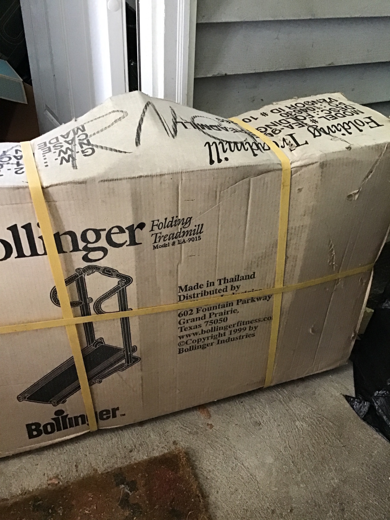 Boxed Bollinger Folding Treadmill - image 2 of 2