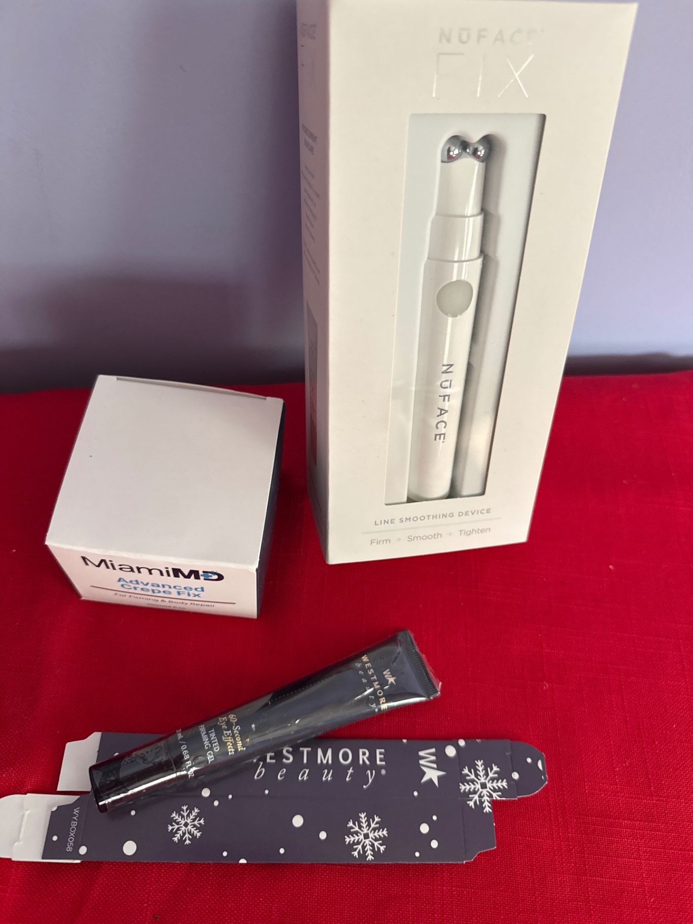 NuFACE FIX facial device with skincare items - image 2 of 2