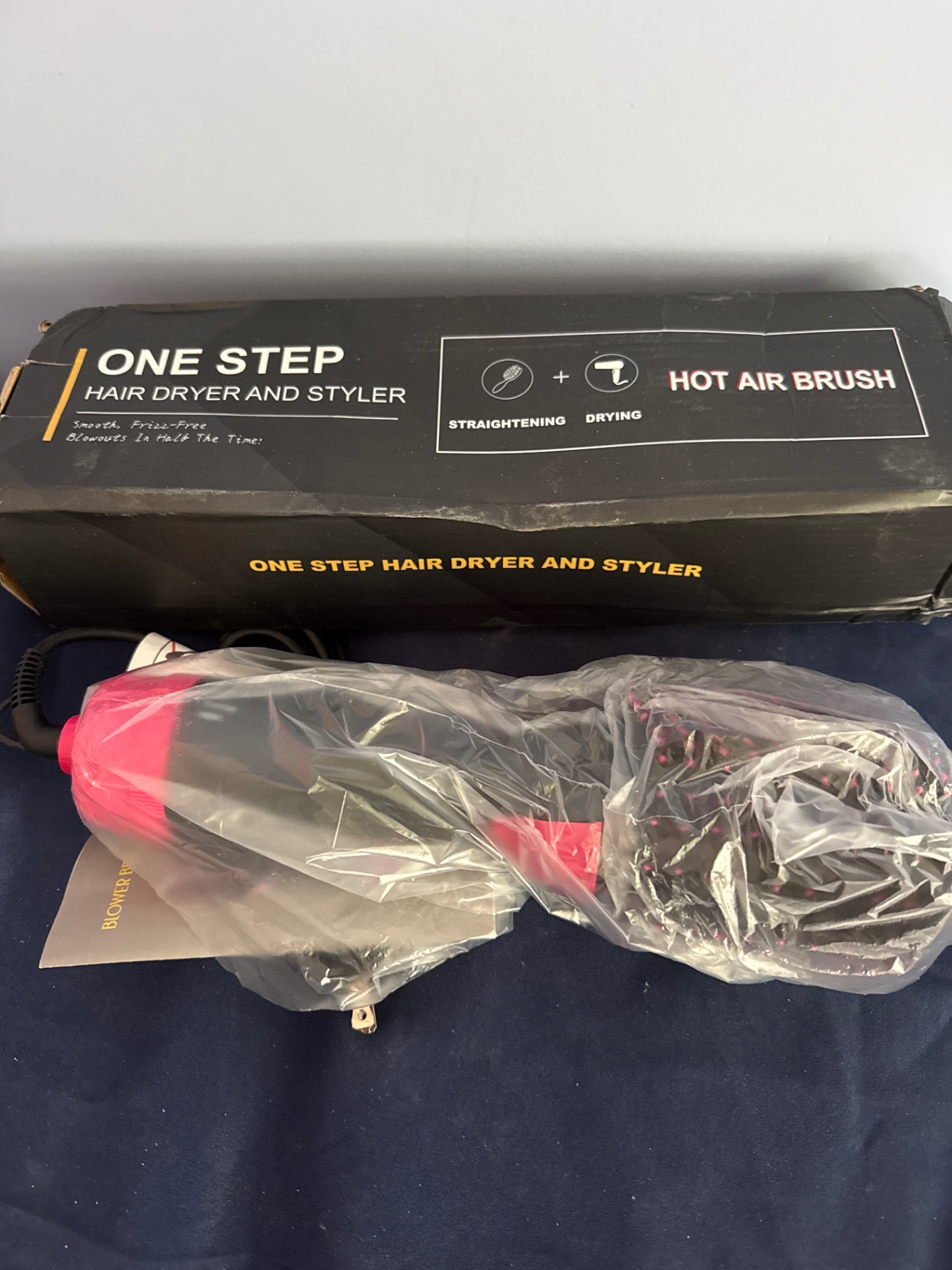 One Step Hair Dryer and Styler with Hot Air Brush - image 1 of 2