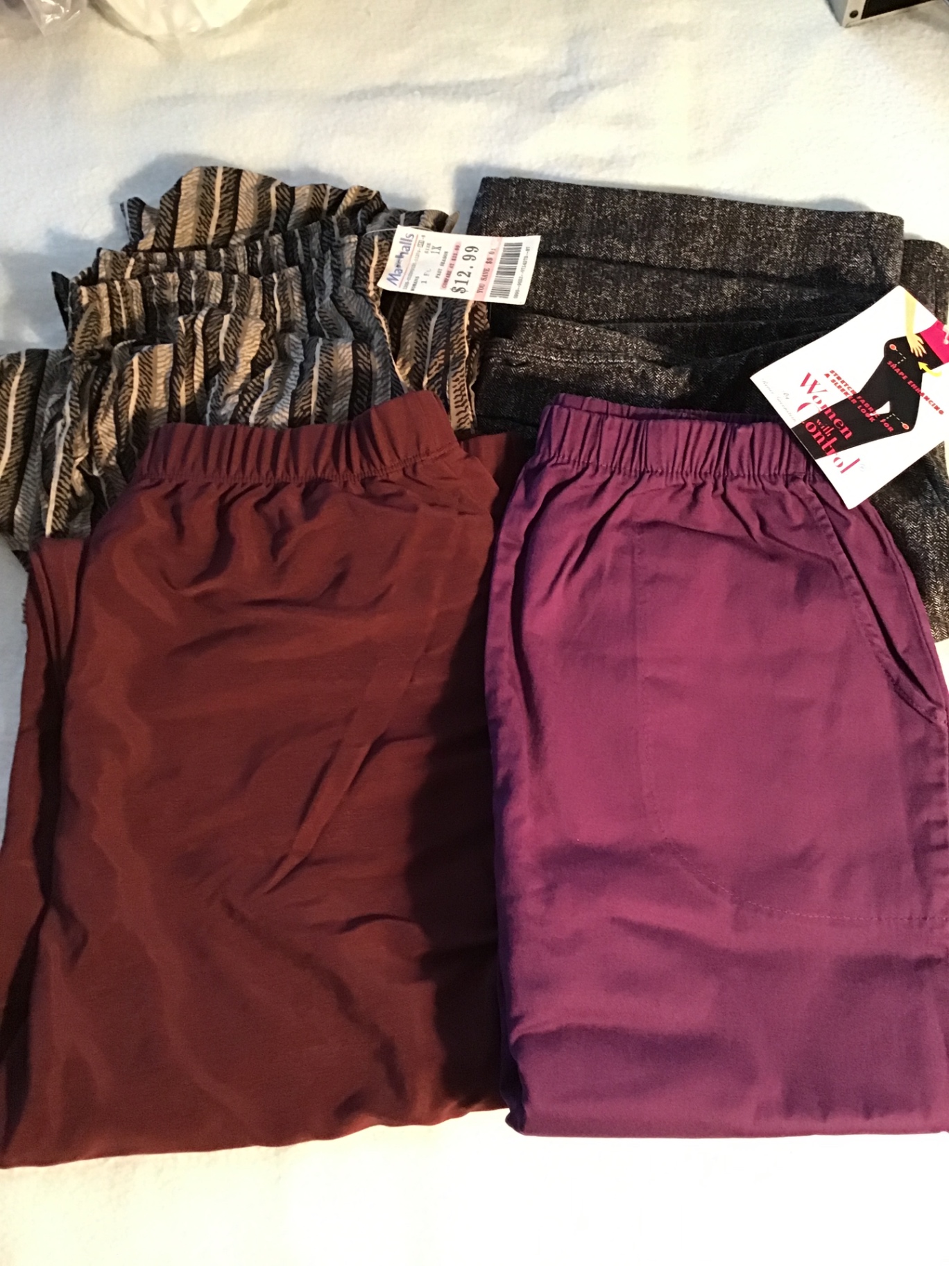 NEW woman’s lace shirt with camisole and 4 pair of new with tags pants - image 3 of 3
