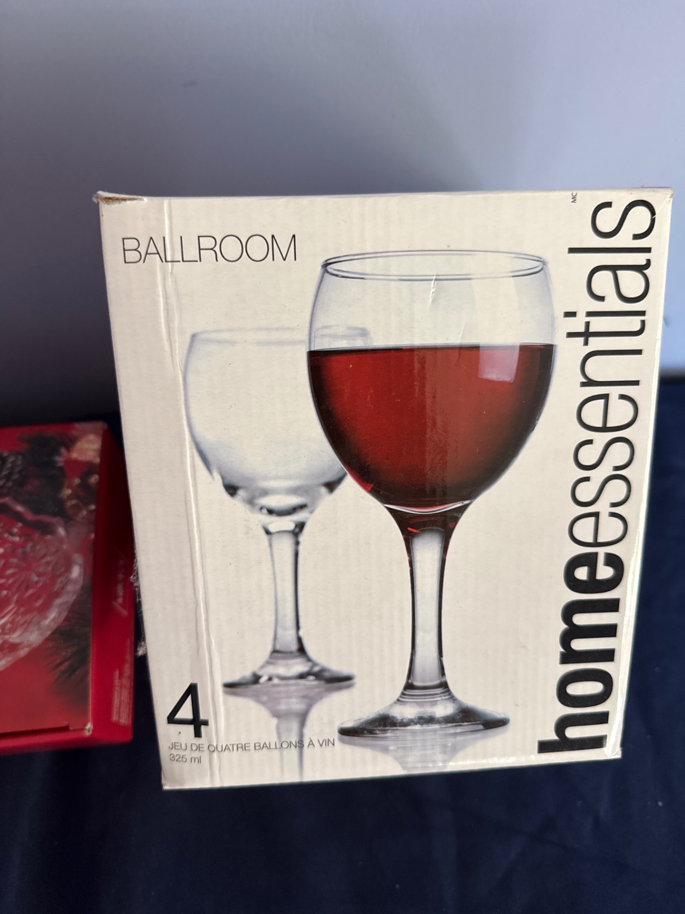 Mikasa crystal bowl and four Ballroom wine glasses - image 2 of 3