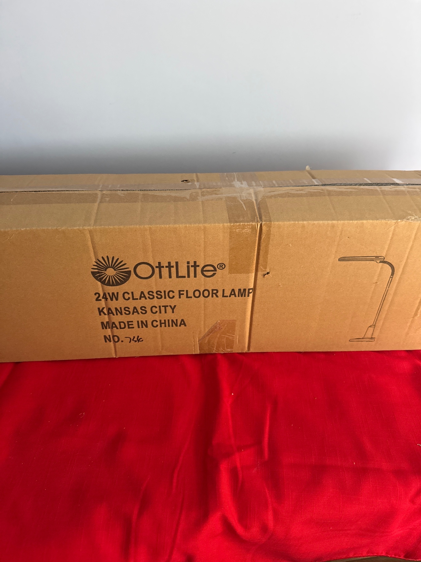 New OttLite 24W Classic Floor Lamp Box - image 1 of 2