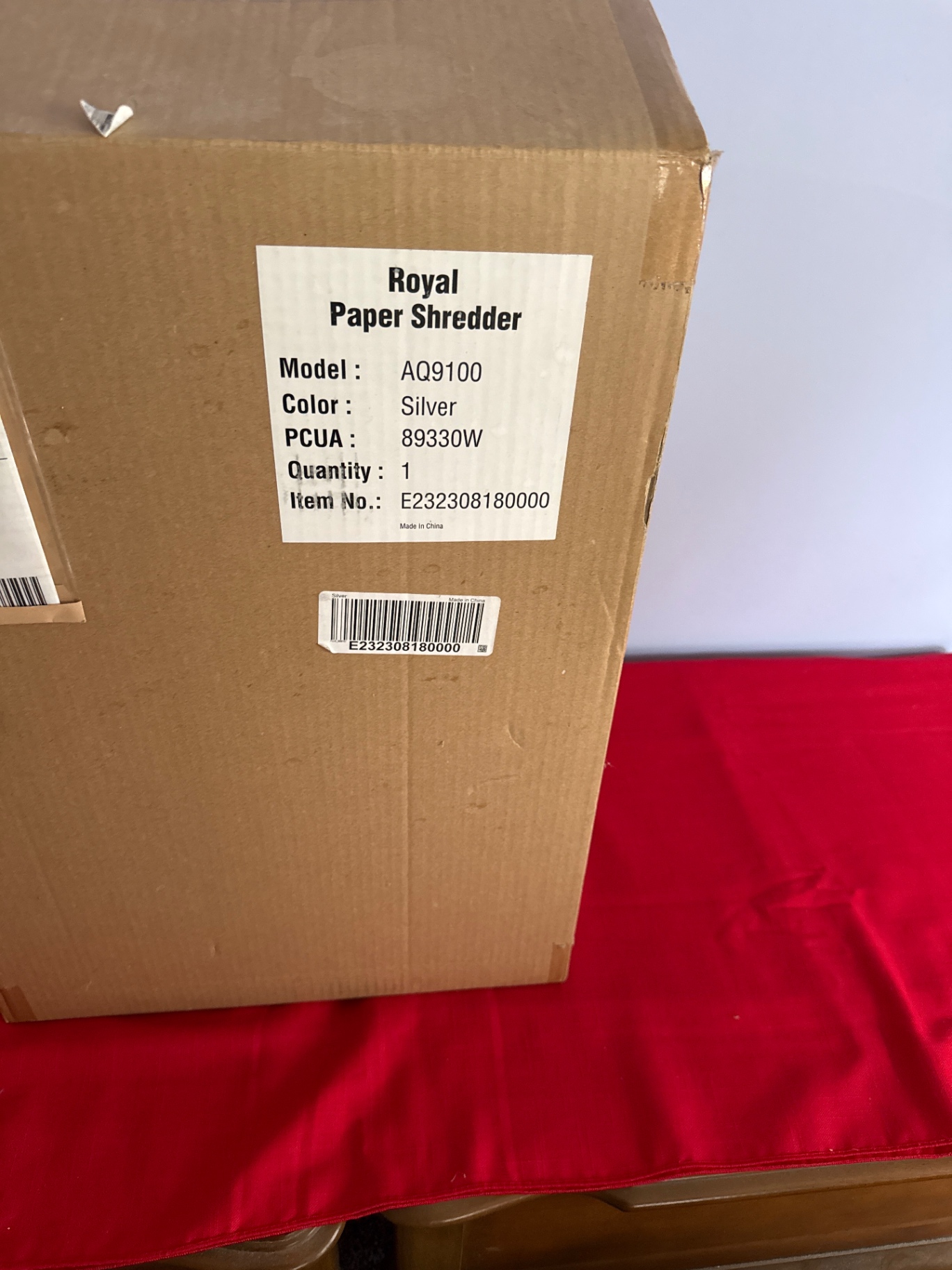 New Royal AQ9100 Microcut Paper Shredder (Silver) with Box - image 1 of 2