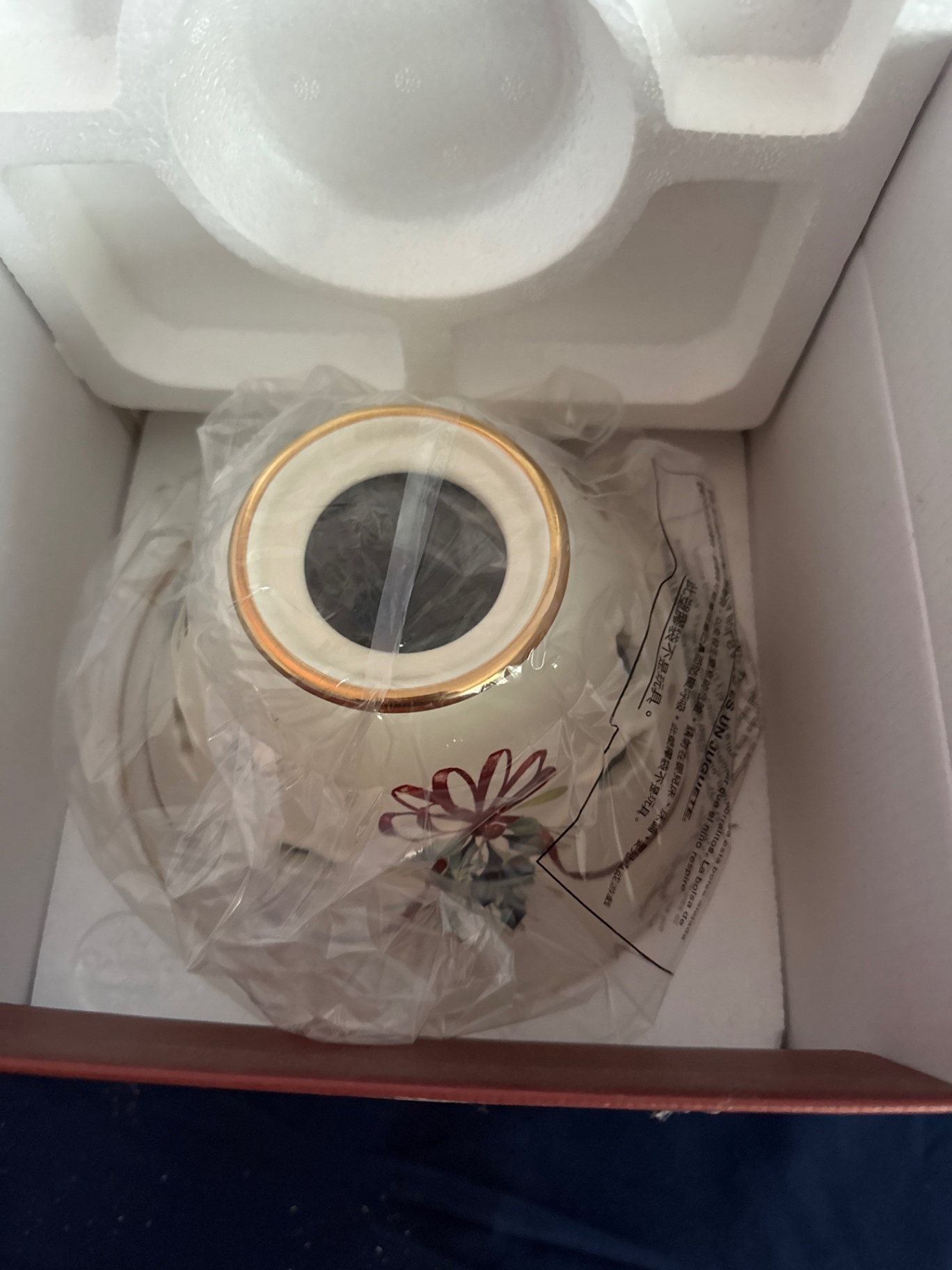 Lenox Winter Greetings Candle Lamp Box with White Porcelain Vase and Lamp - image 4 of 4