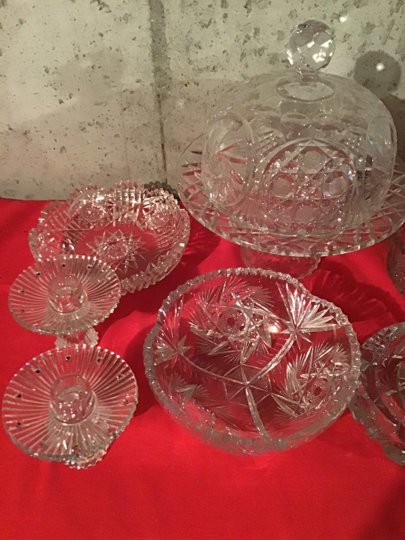Crystal glassware set - image 2 of 3