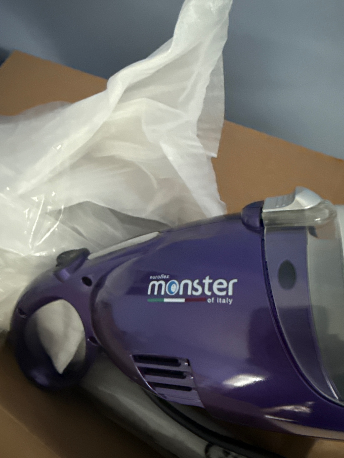 Monster Purple handheld vacuum cleaner - image 1 of 2