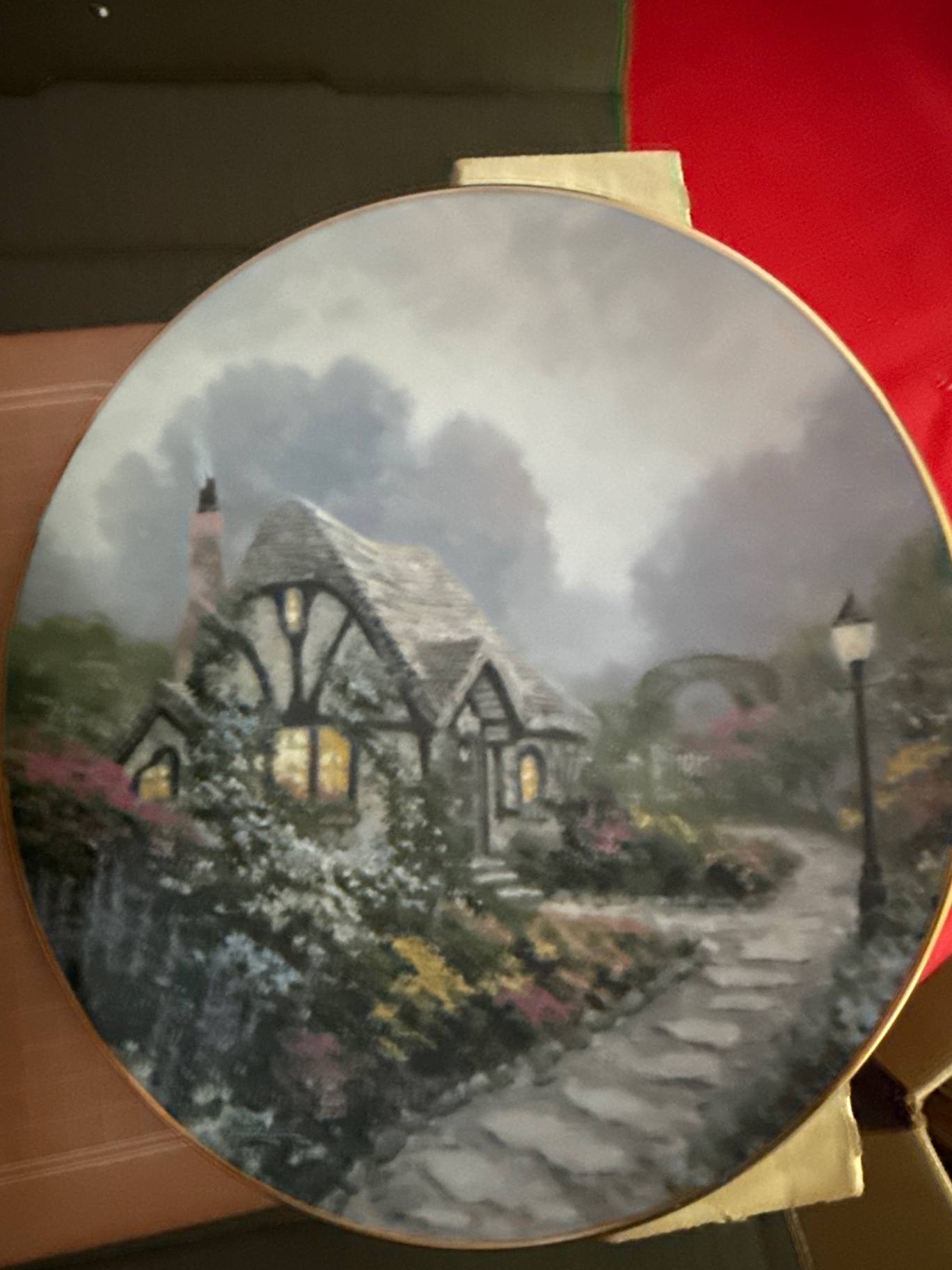 Chandler's Cottage Limited Edition Decorative Plate Set - image 2 of 3