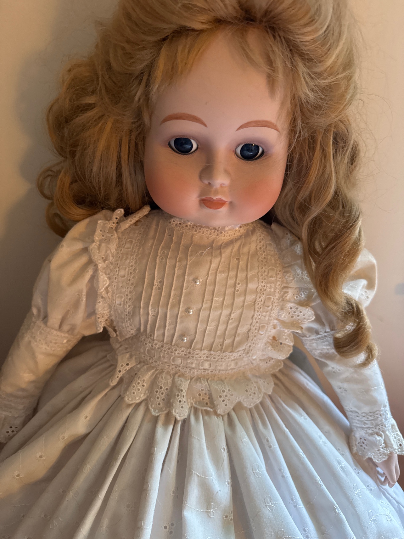 Limited Edition Doll in White Lace Dress - image 1 of 4