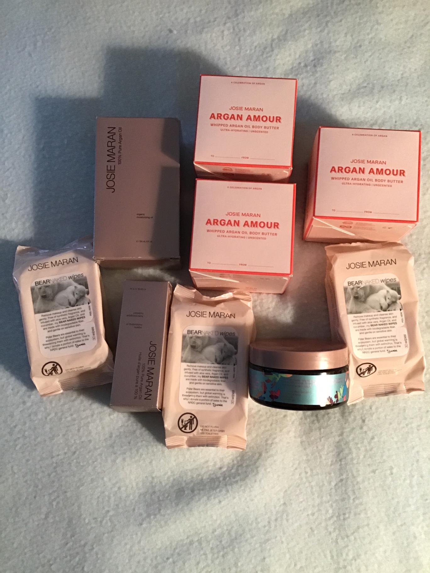 Josie Maran Argan Amour body butter boxes and wipes assortment - image 2 of 2