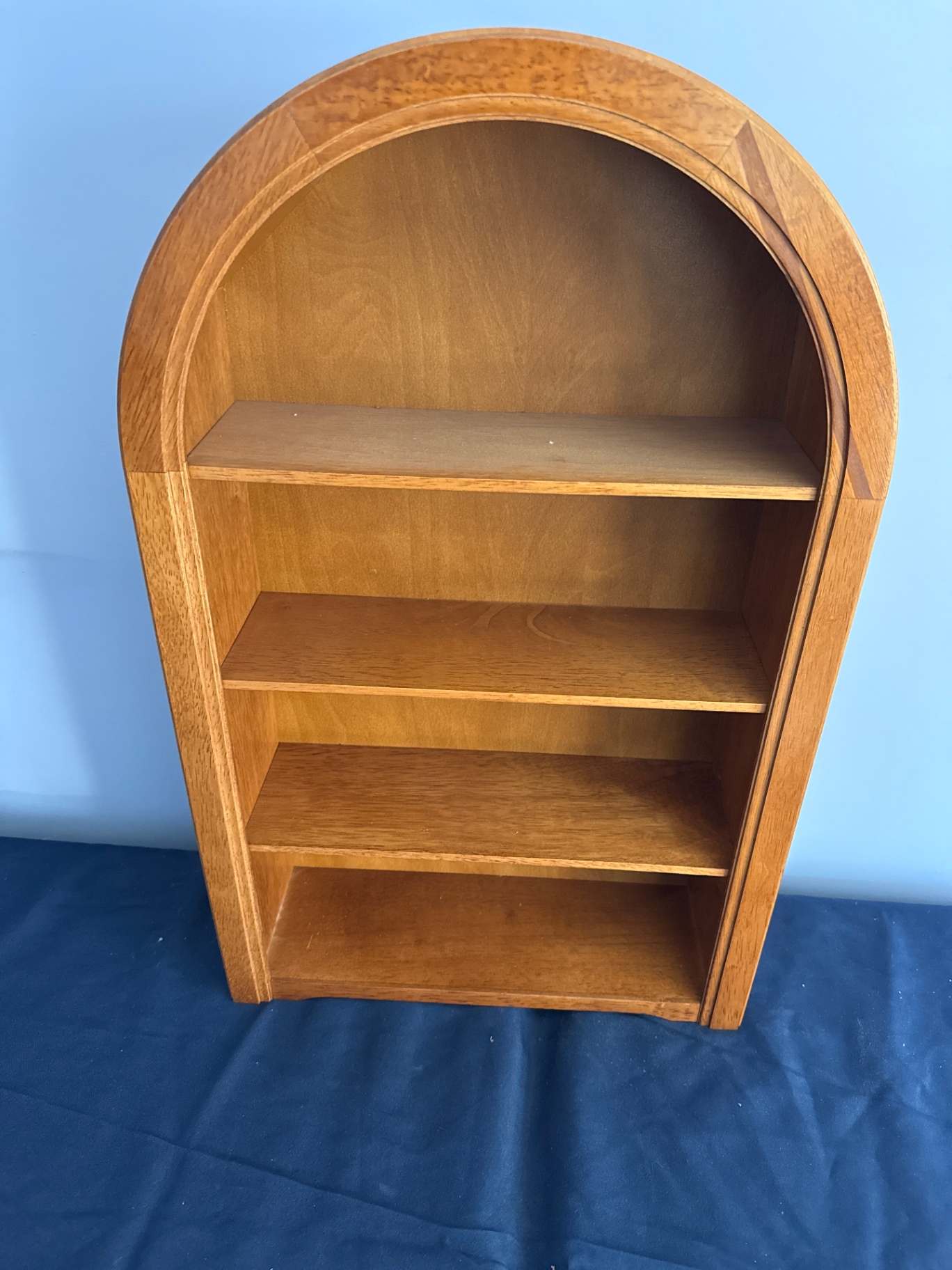 Arched wooden bookshelf - image 2 of 2