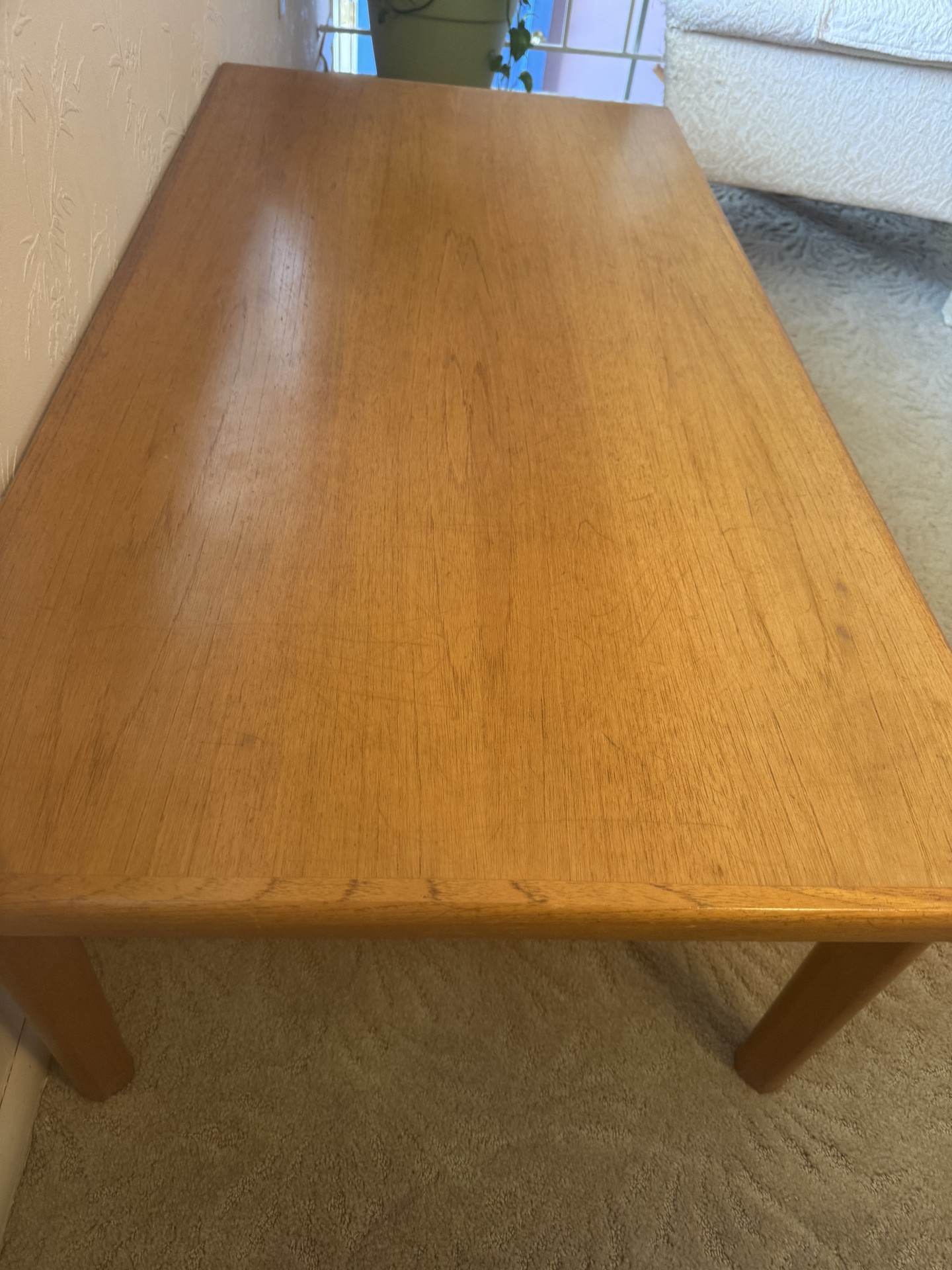 Wooden coffee table - image 3 of 4