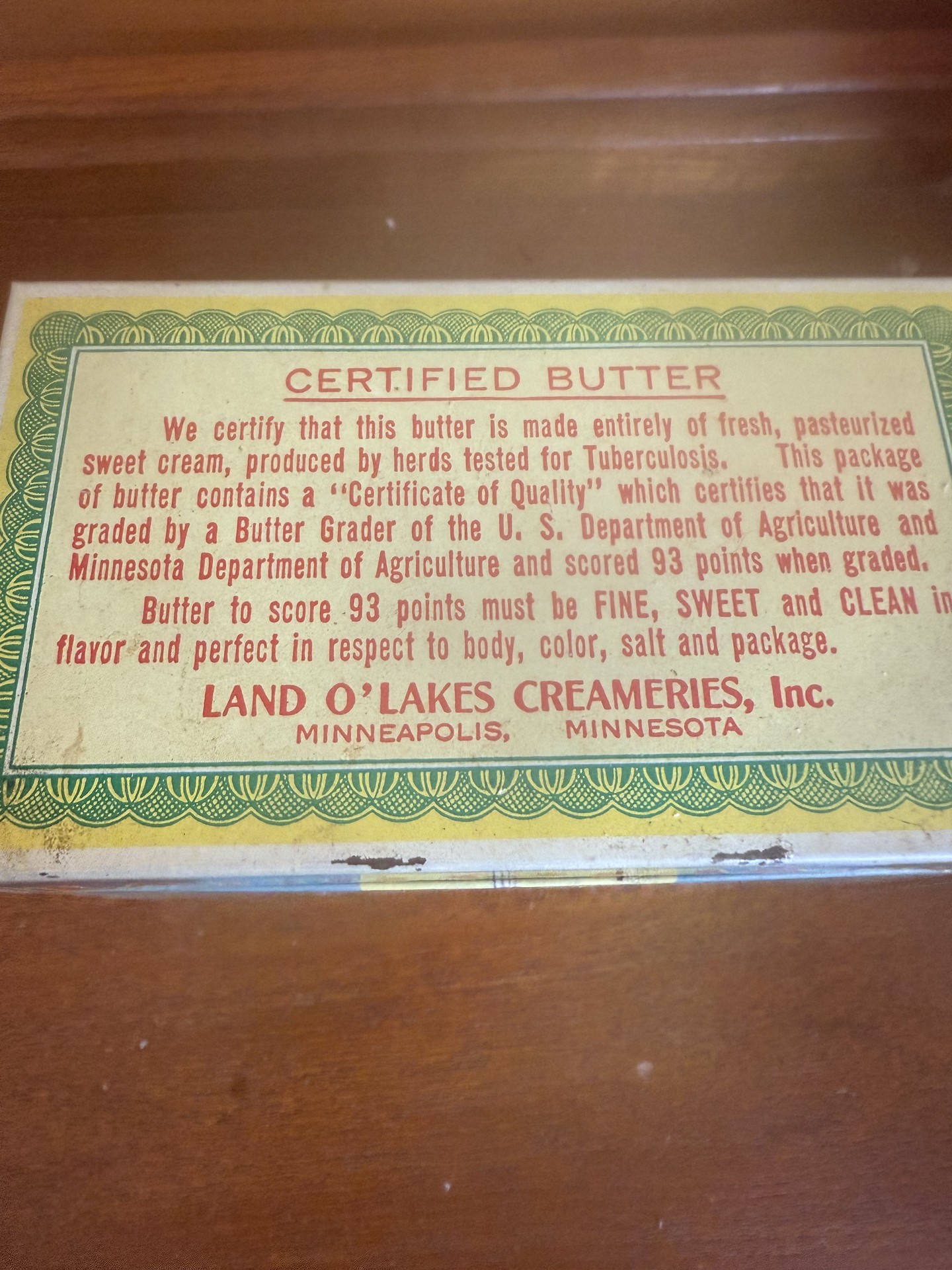 Hot plate trivets and Land O Lakes butter box - image 3 of 9