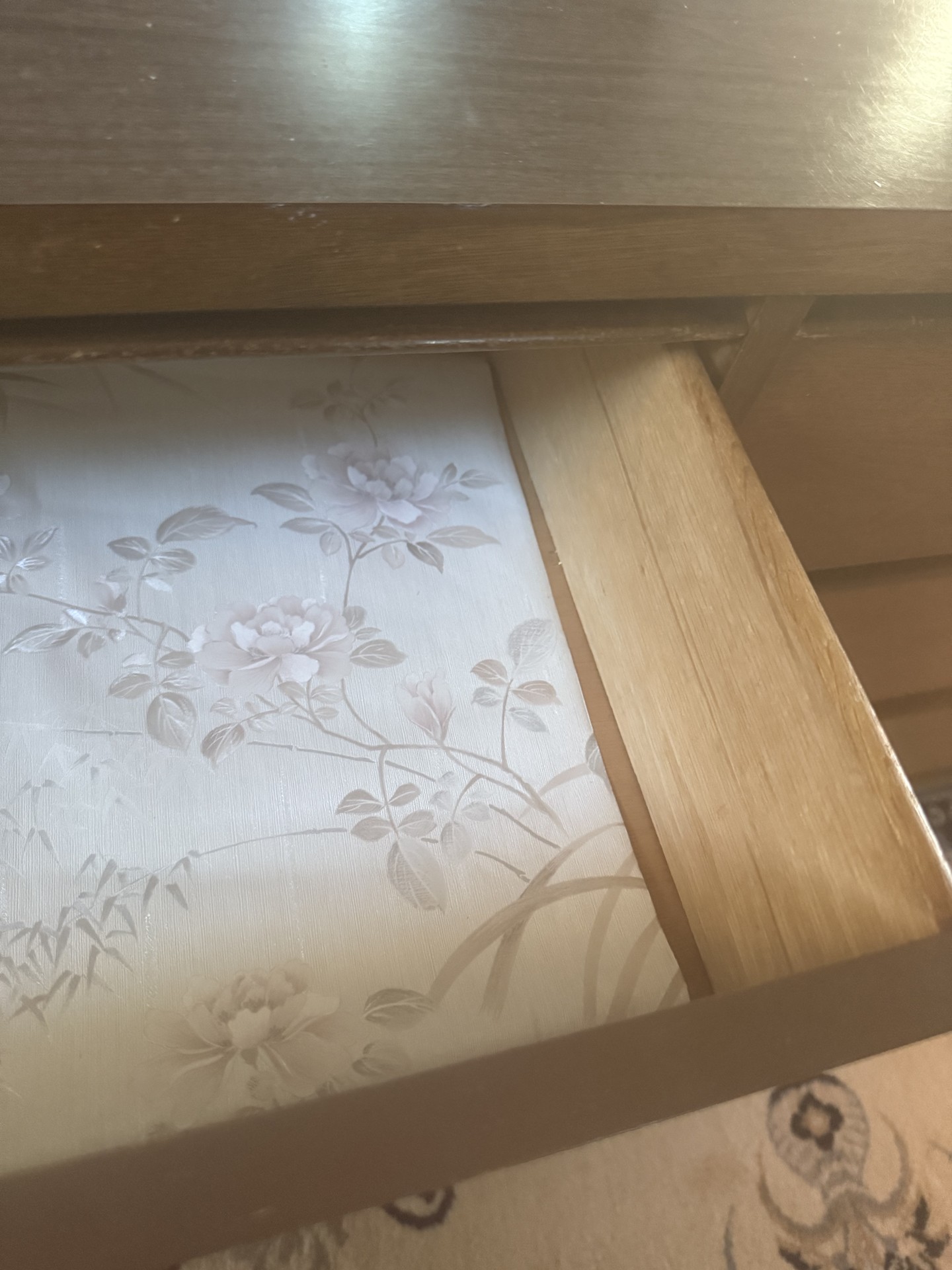 Mid-Century Wooden Dresser with Mirror - image 4 of 7