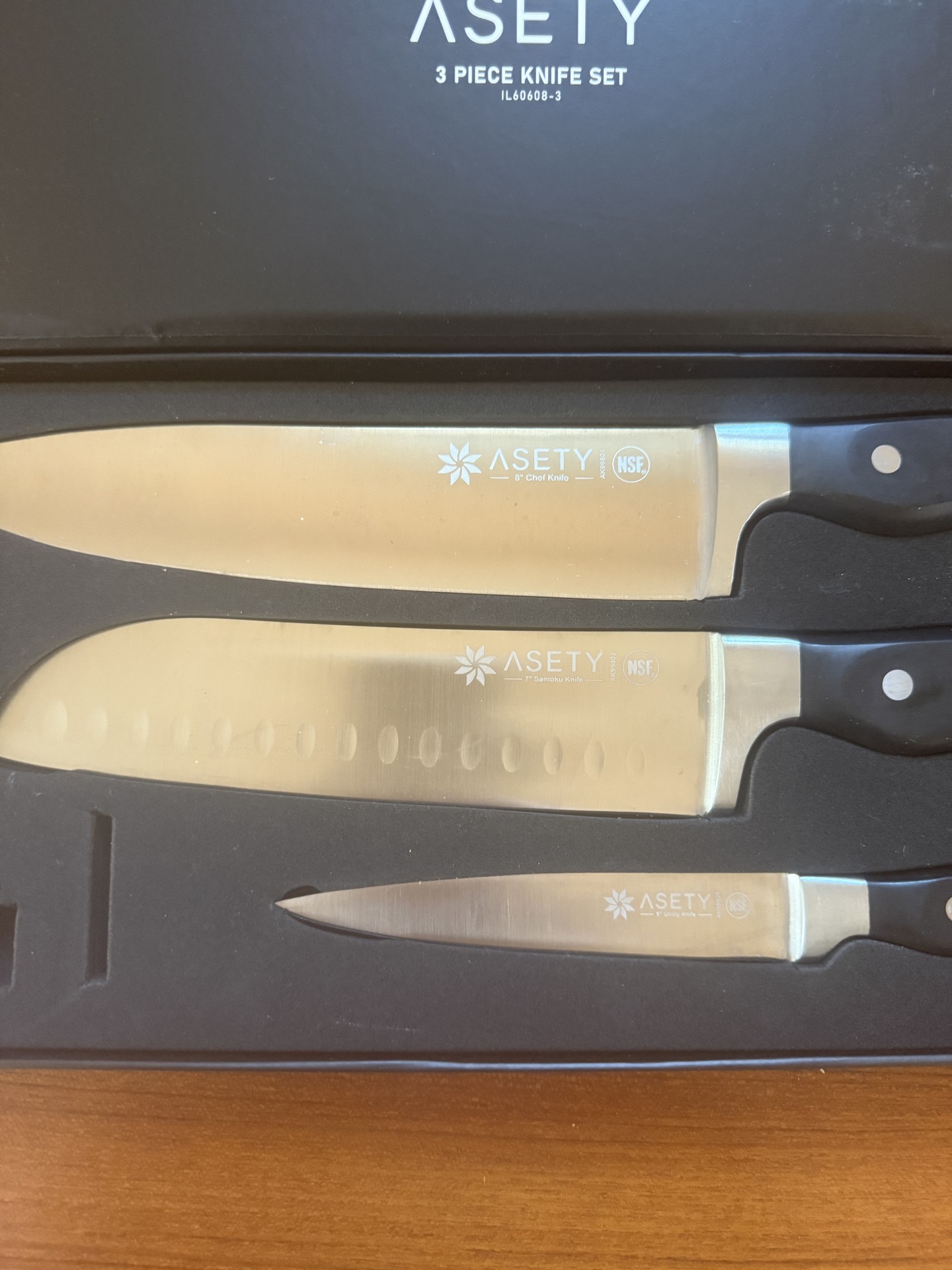 ASETY 3-Piece Knife Set in Case - image 2 of 5