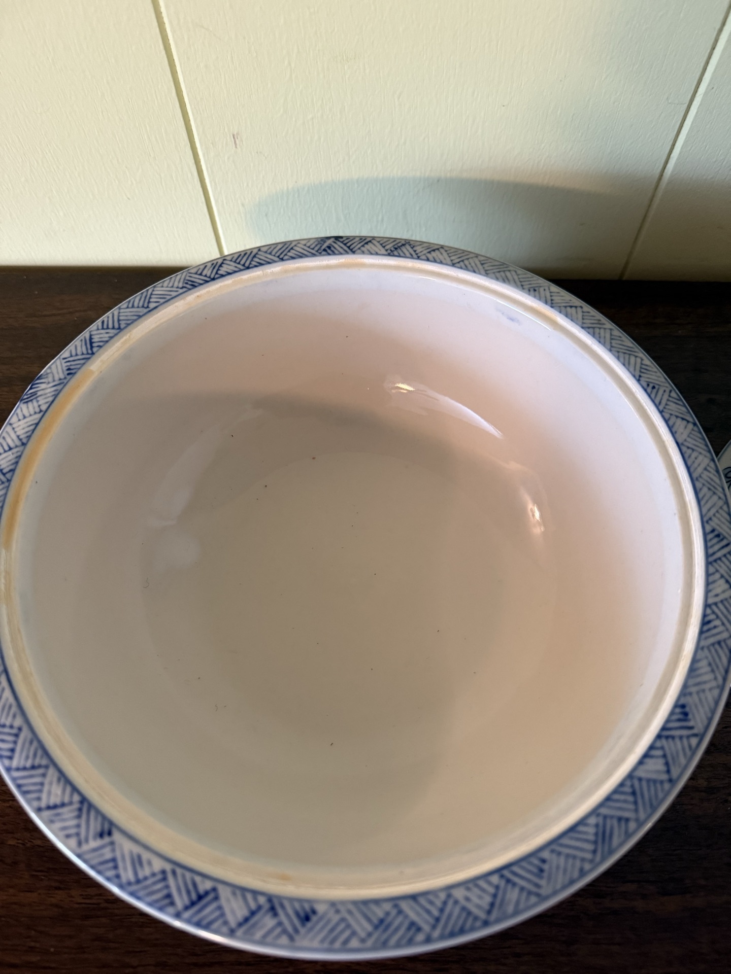 Blue and white porcelain tureen with lid - image 3 of 5