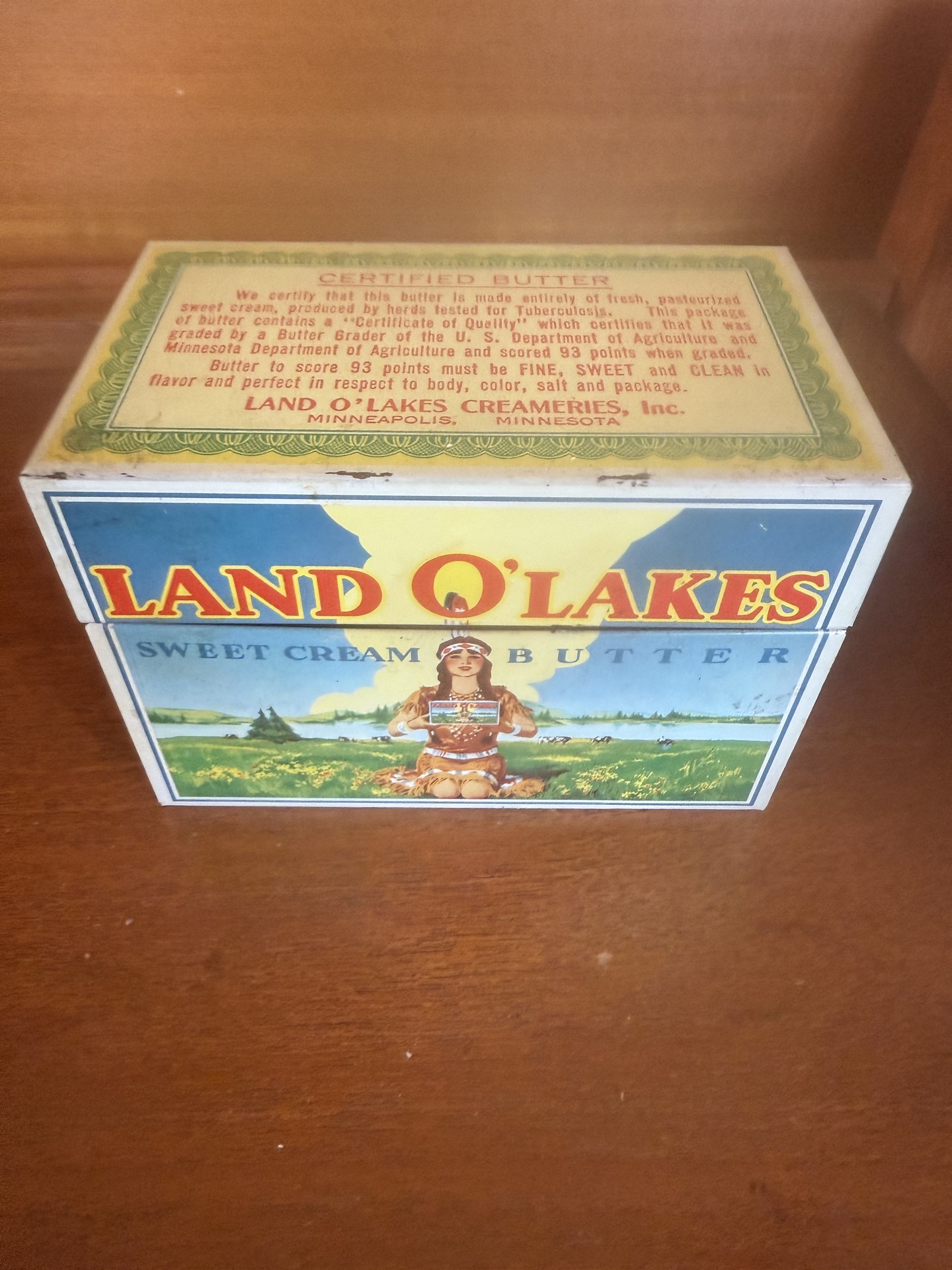 Hot plate trivets and Land O Lakes butter box - image 2 of 9